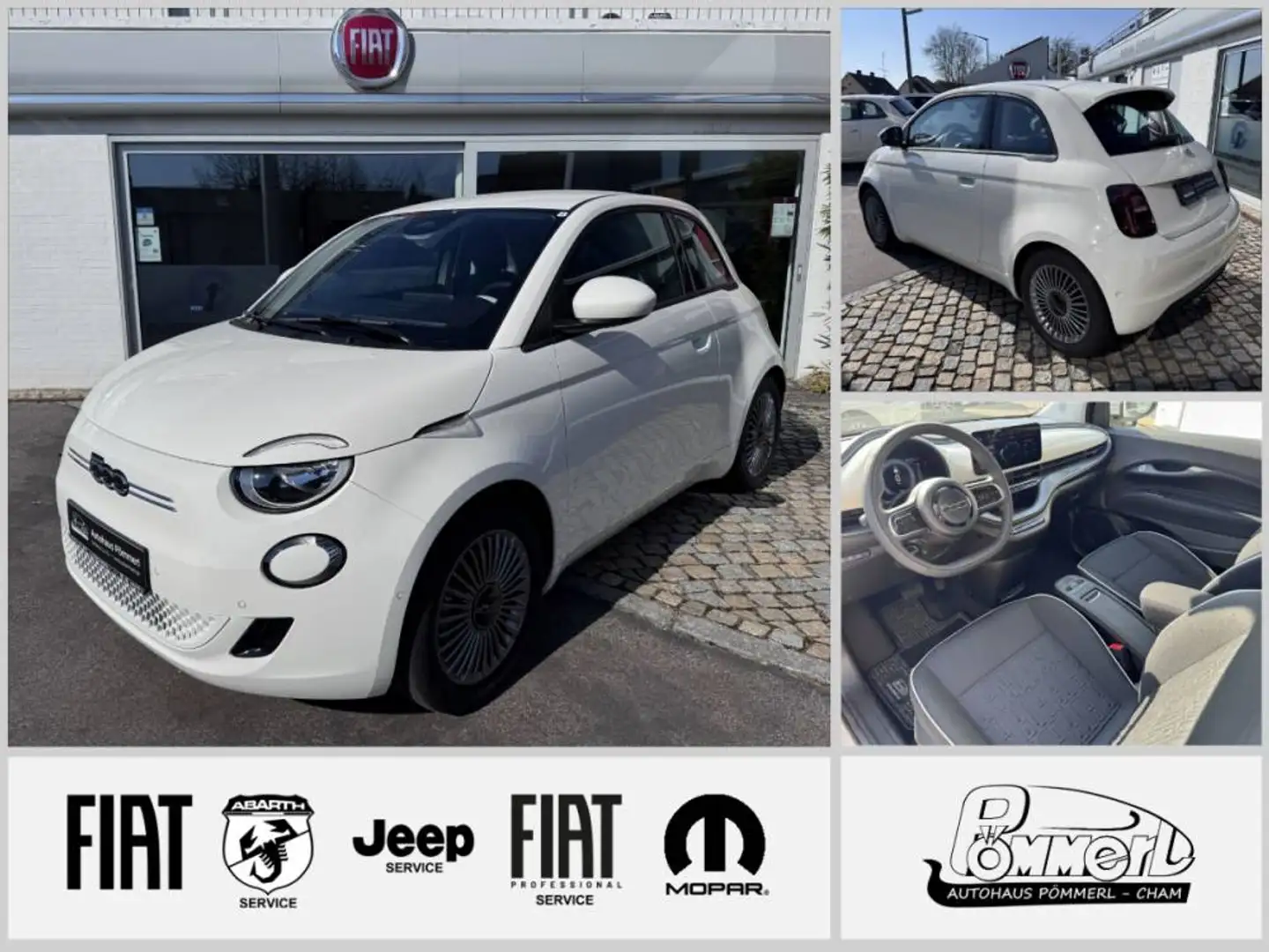 Fiat 500e 500E Komfortpaket+Alu Blanc - 1