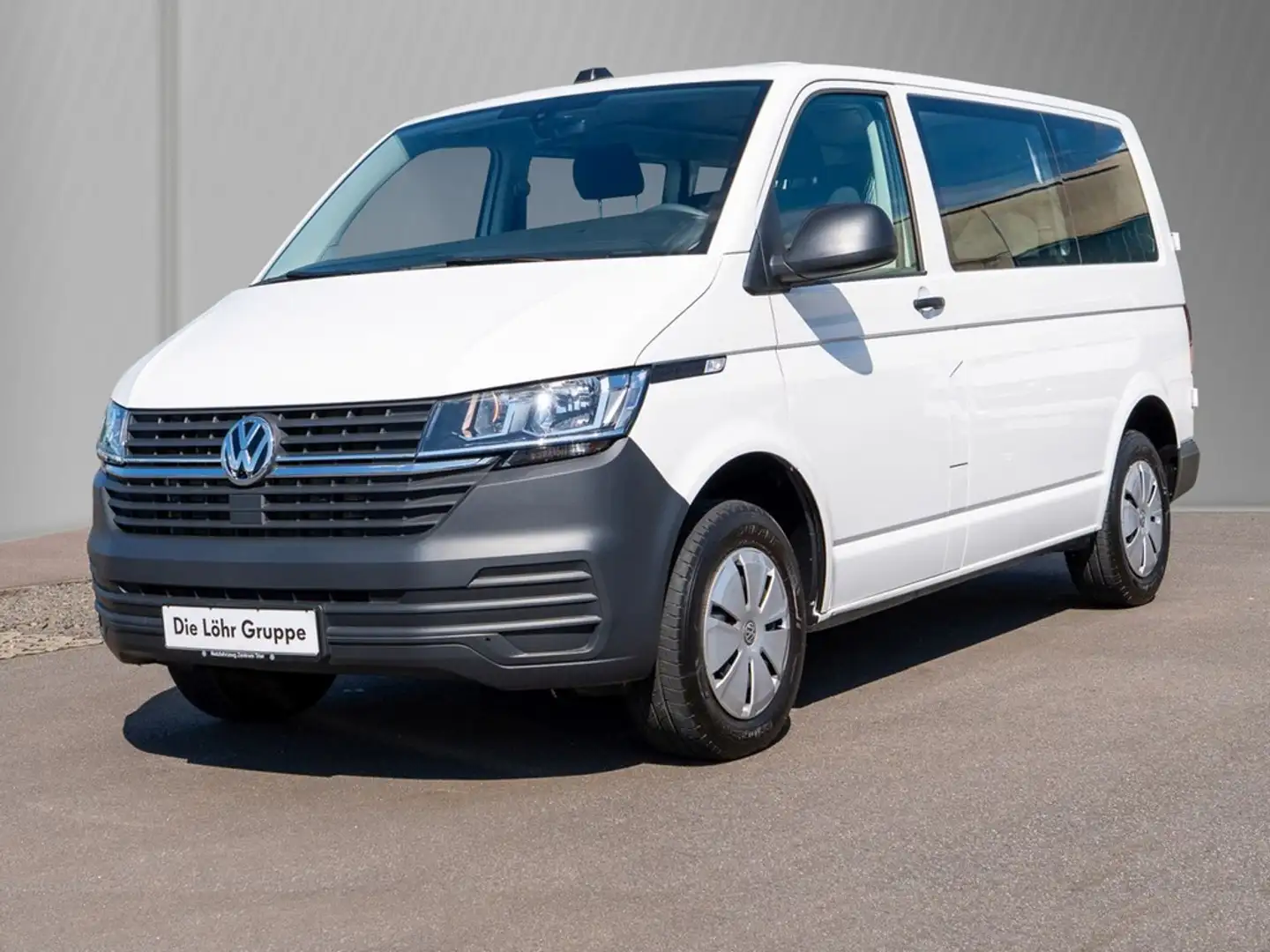 Volkswagen T6 Kombi 2.0 TDI T6.1 9Sitze,Heckflügelt. Klima Weiß - 2
