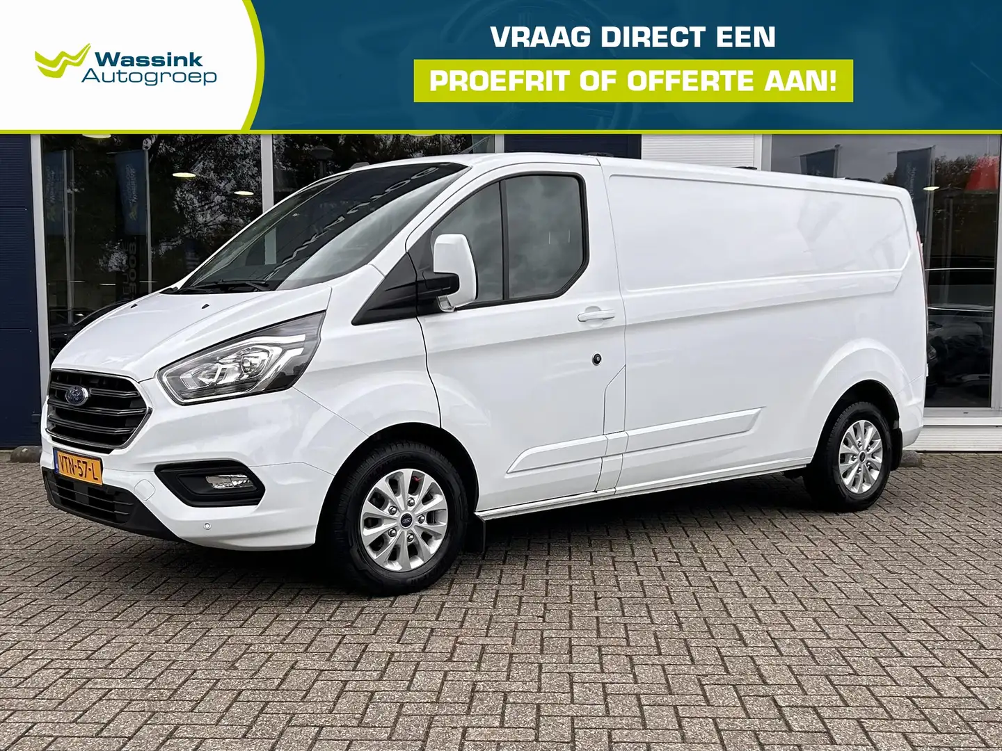 Ford Transit Custom GB 2.0 TDCi 130PK 300 L2H1 Limited | parkeersensor Weiß - 1