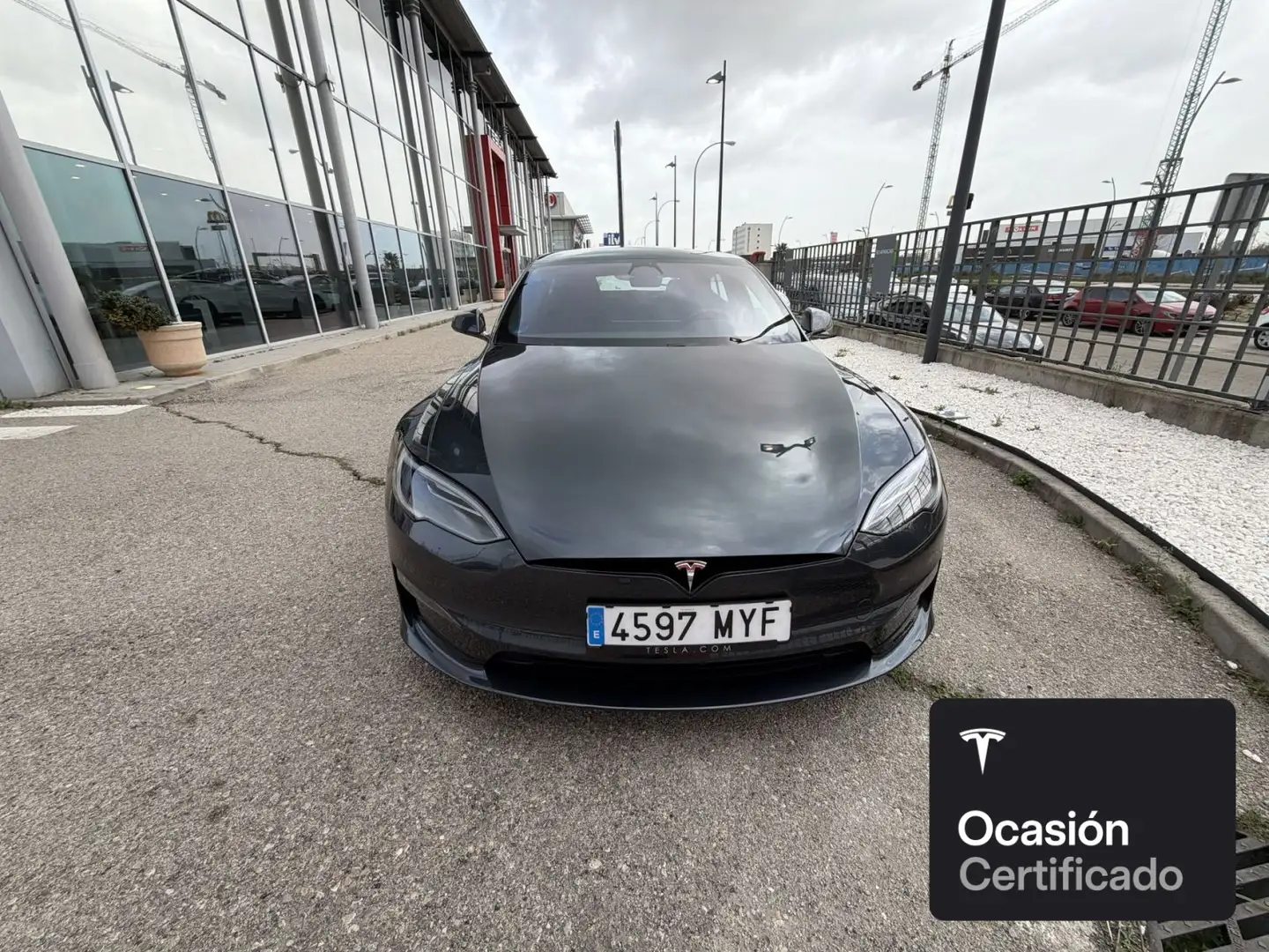 Tesla Model S Plaid Gris - 2
