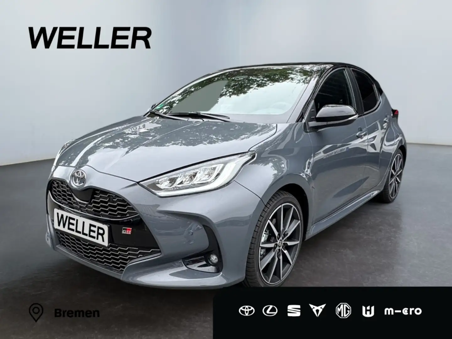 Toyota Yaris Hybrid 130 1.5 GR SPORT *HUD*JBL*Navi*LED* Grau - 1