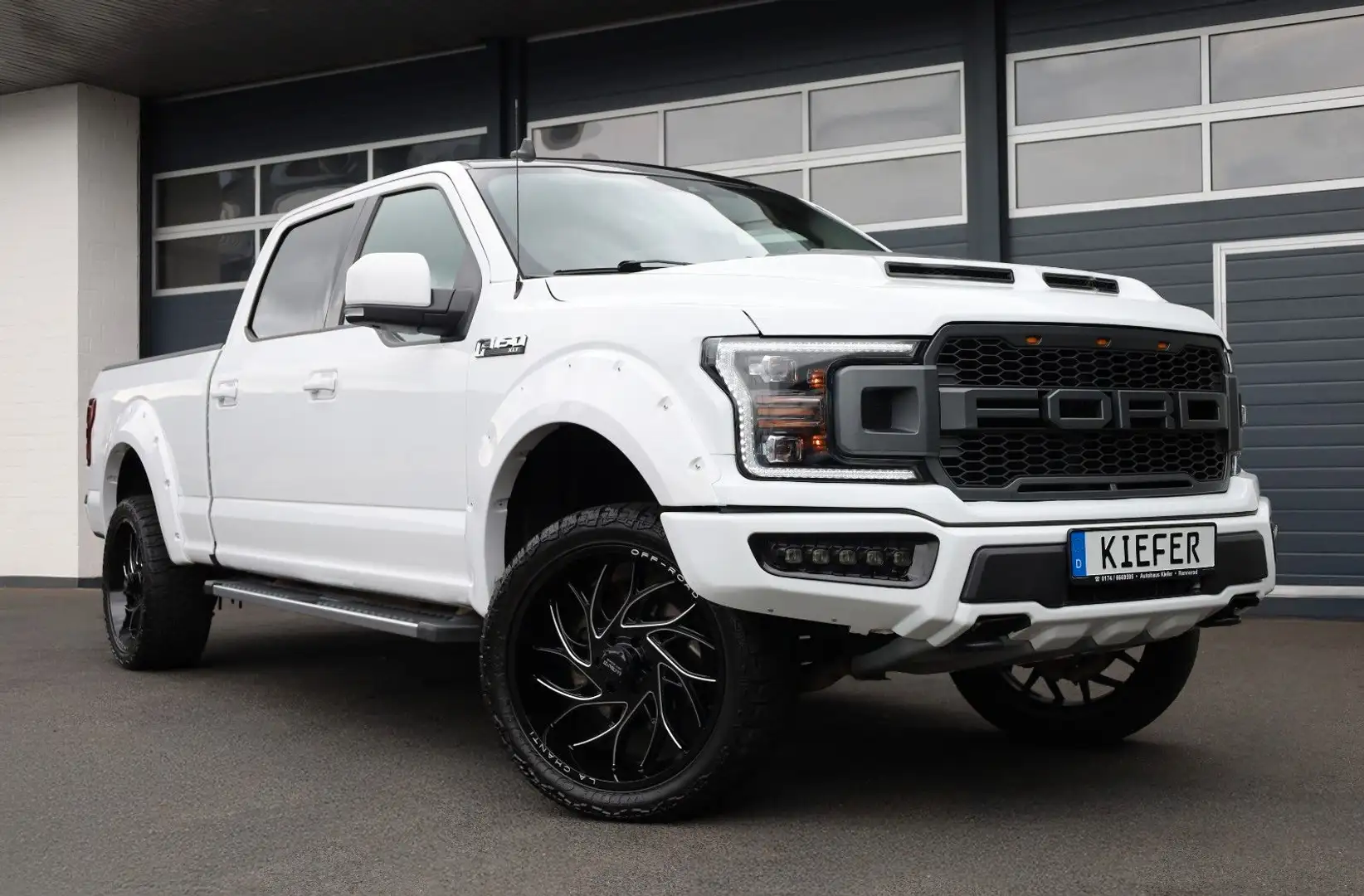 Ford F 150 5.0 V8 4x4/LED/APPLE/SHZ/AHK/KAMERA/R22 Alb - 1