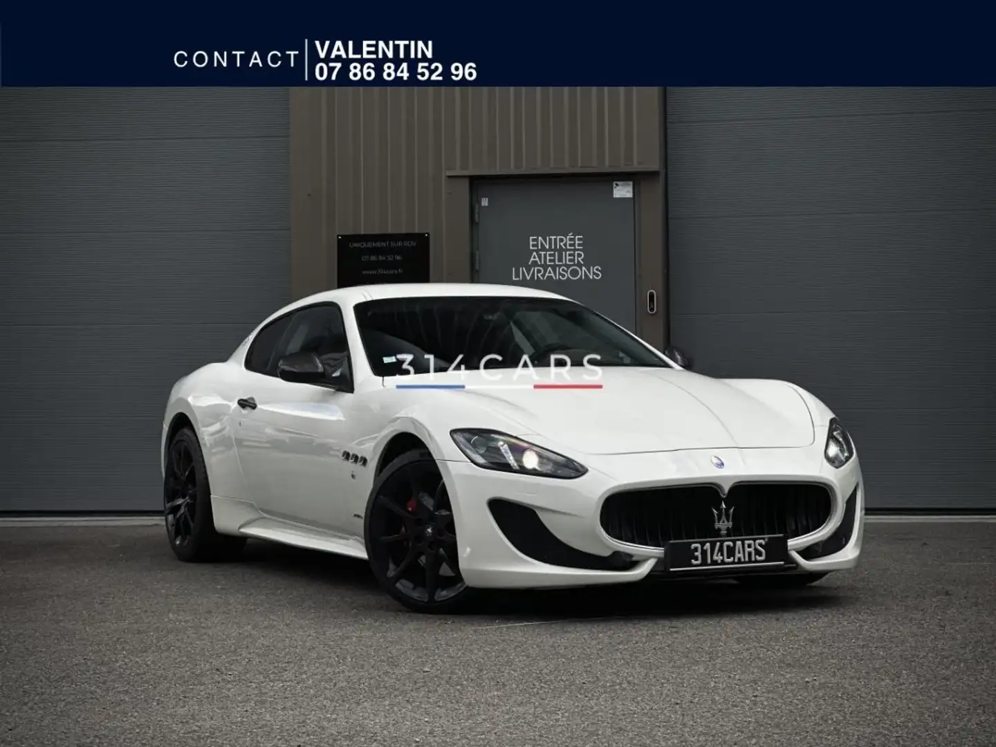 Maserati GranTurismo Sport 4.7i V8 460 - Boîte ZF - Phase 2 Blanco - 1