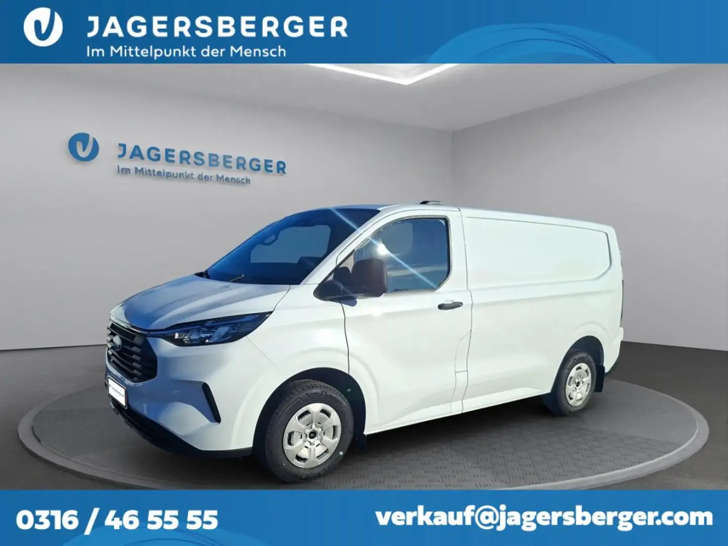 Ford Transit Custom Kasten 2,0 EcoBlue L1H1 320 Trend Weiß - 1
