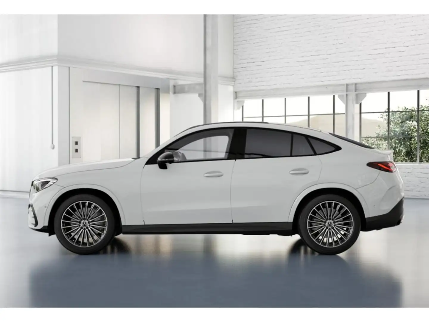 Mercedes-Benz GLC 200 d 4M Coupé+AMG+DIST+AHK+PANO+MEMORY+360° Bianco - 2