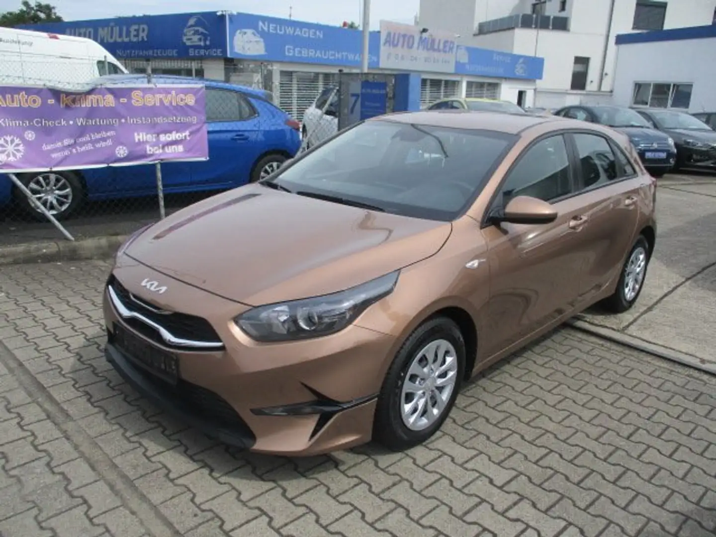 Kia Ceed / cee'd 1.0 T-GDI.100.Grüne Plakette.Klima.PDC.Sitzhzg. Bronzo - 1