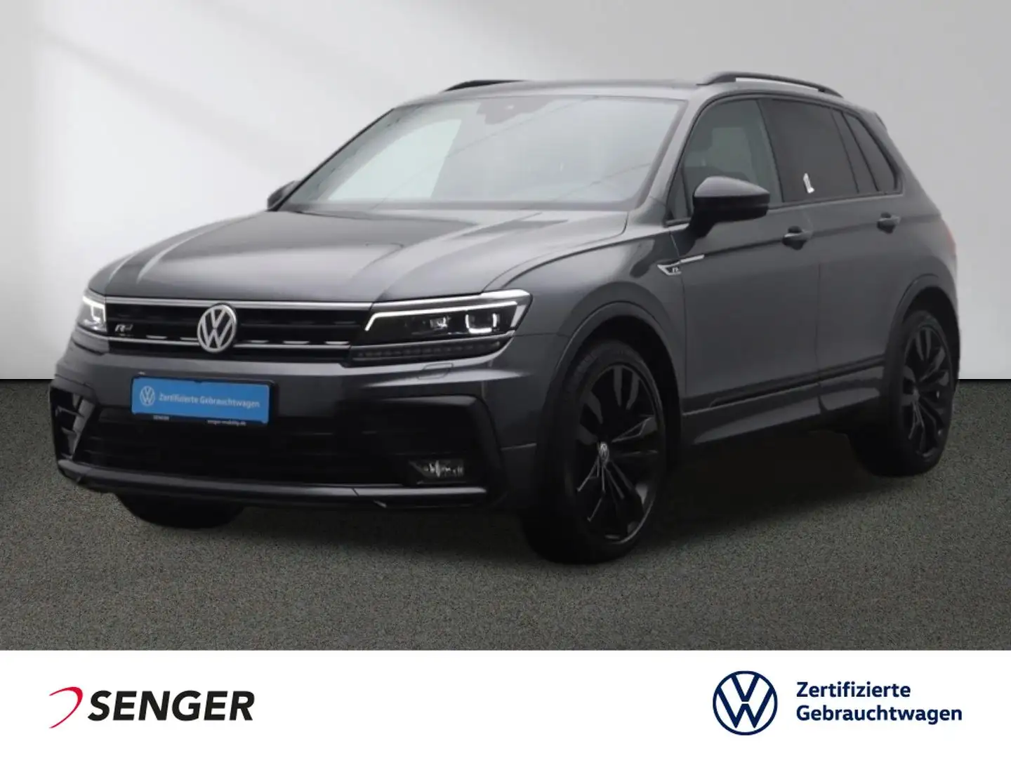 Volkswagen Tiguan Highline 2.0 TDI 4M R-Line Black Style Grau - 1
