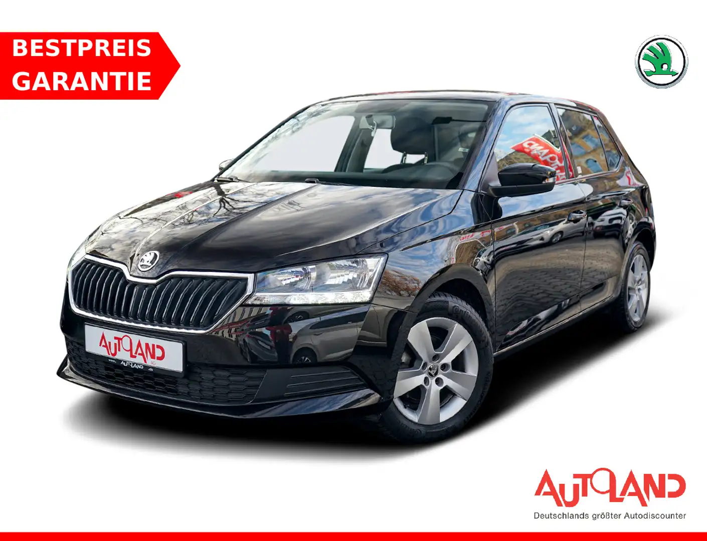 Skoda Fabia 1.0 TSI Cool Plus Klimaaut. USB Noir - 1