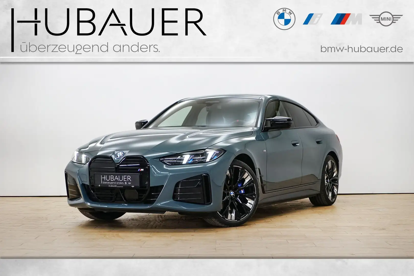 BMW i4 M50 Gran Coupé [DA Prof., HK Sound, AHK] Zielony - 1