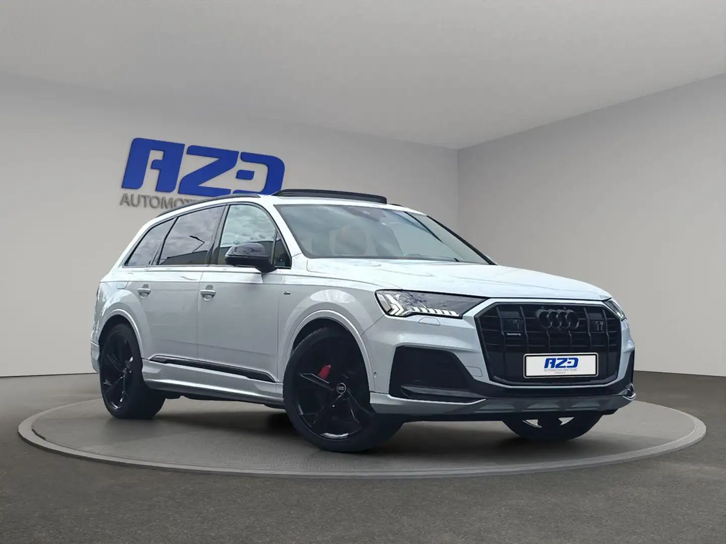Audi Q7 50 TDI quat STNDHZ 7SITZER PANO AHK LUFT 360° Blanc - 2