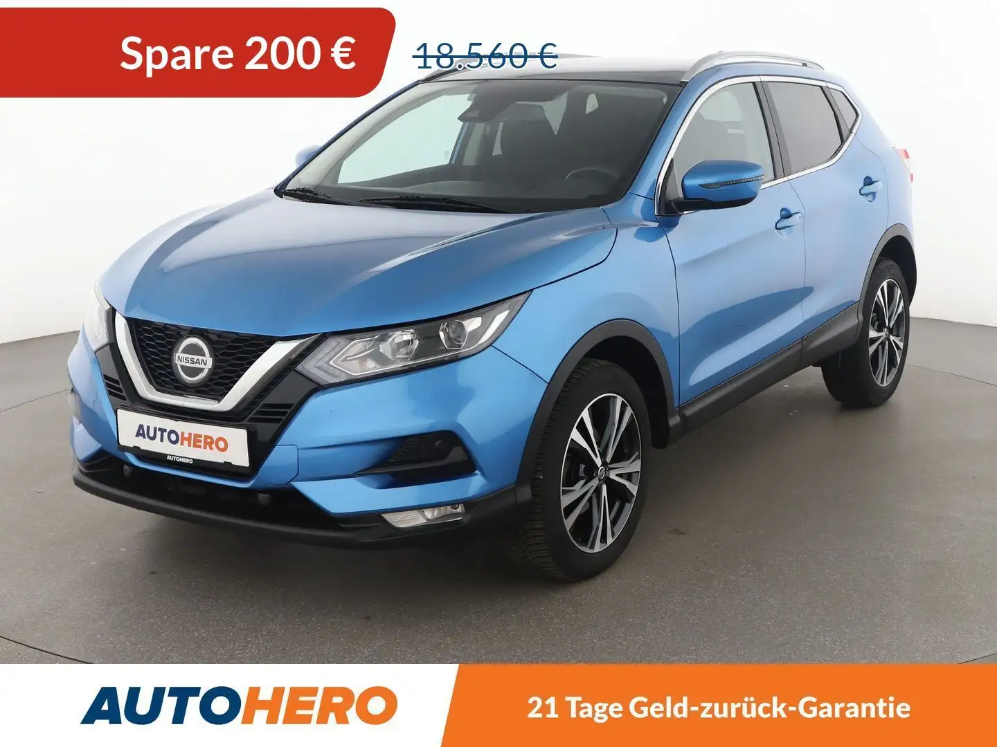 Nissan Qashqai 1.3 DIG-T N-Way*NAVI*CAM*PDC*SHZ*KLIMA* Bleu - 1