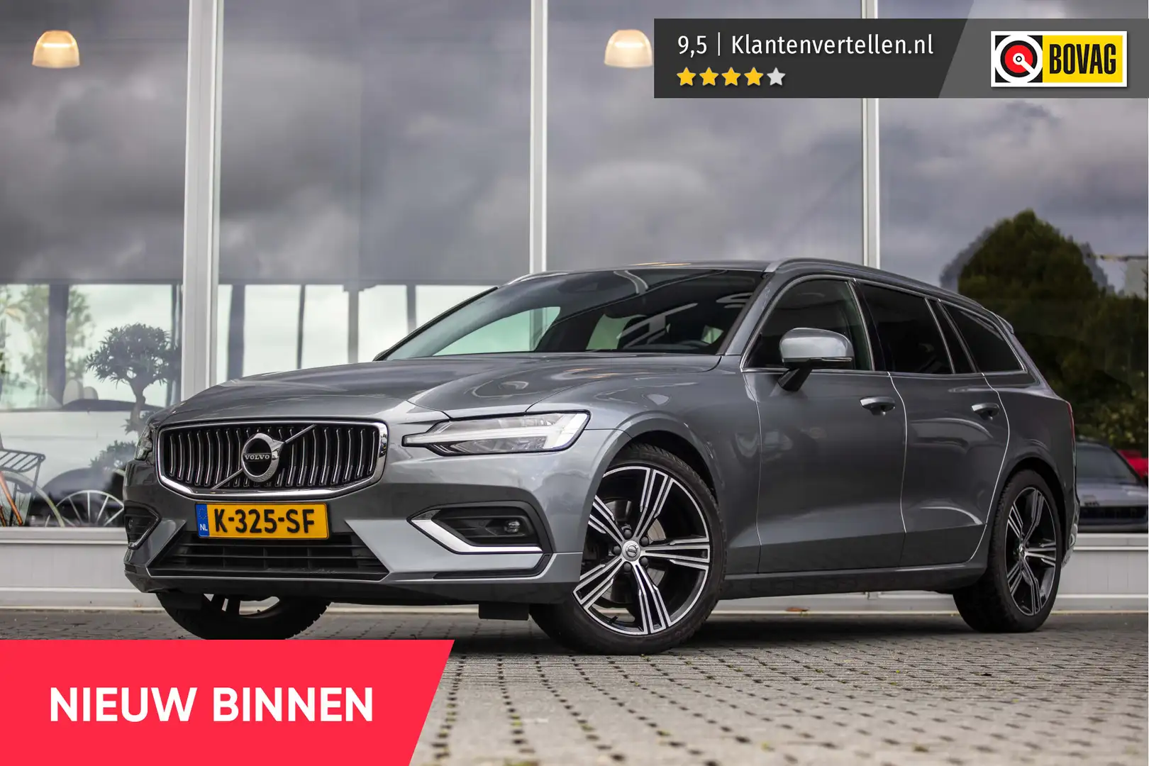 Volvo V60 2.0 B3 Inscription | E-Trekhaak | Head-Up | Volled Grijs - 1