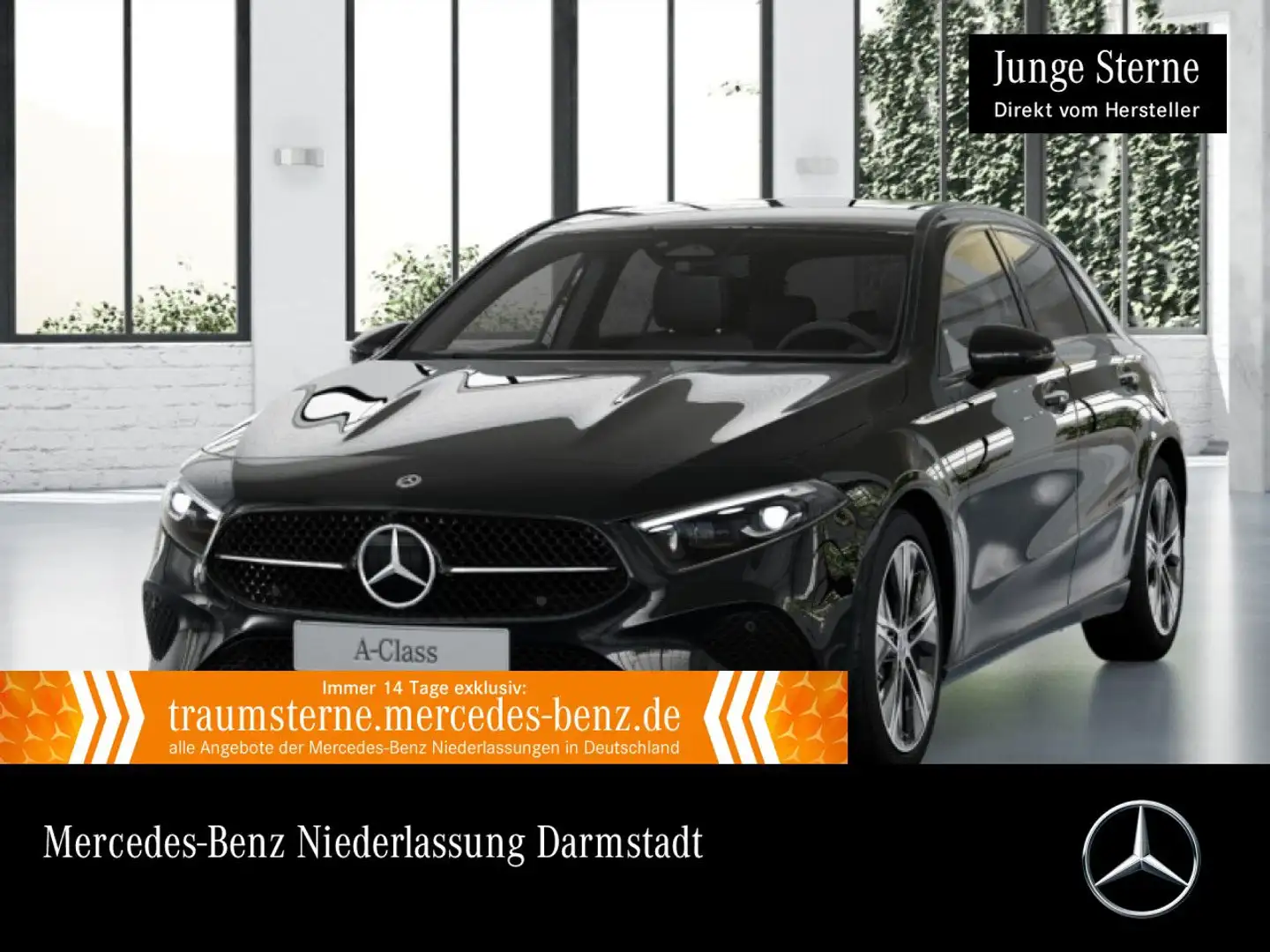 Mercedes-Benz A 180 PROGRESSIVE+NIGHT+AHK+MULTIBEAM+KAMERA+TOTW Negro - 1