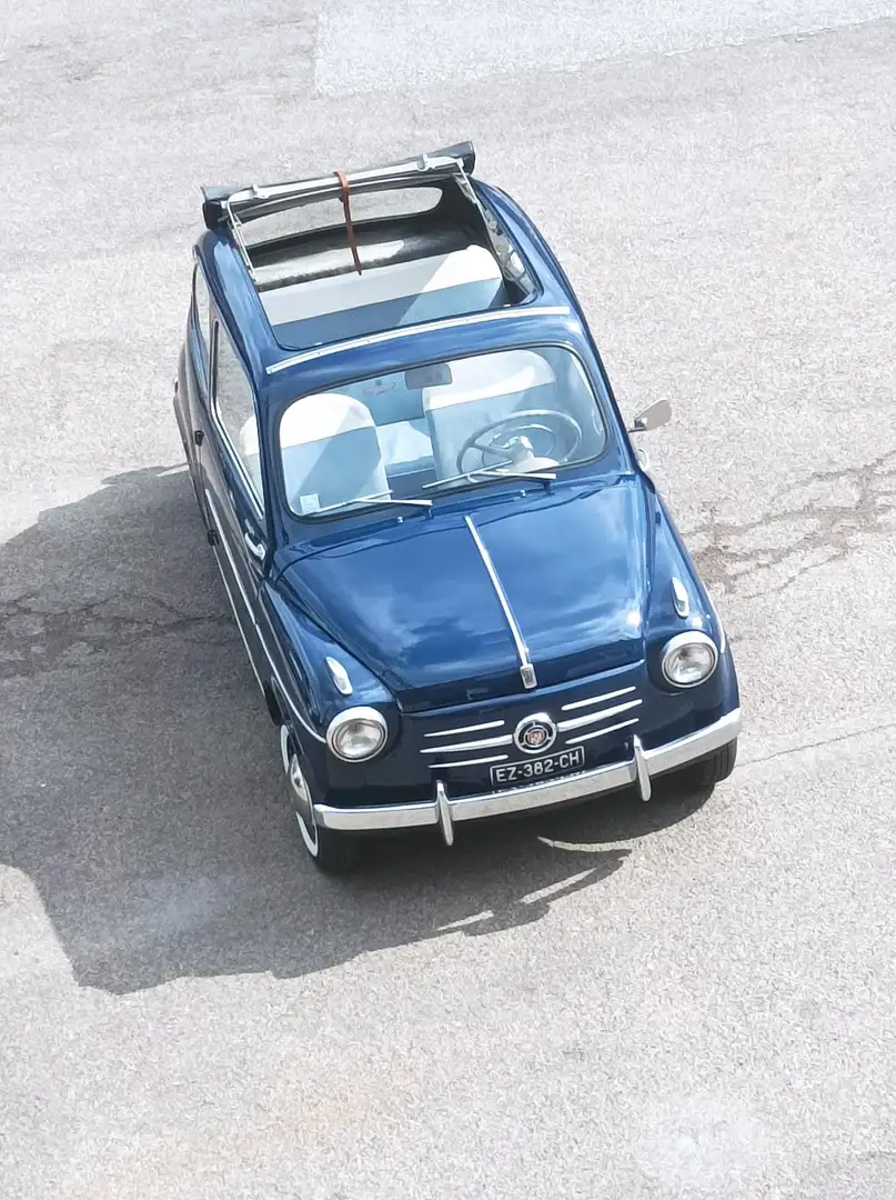 Fiat 600 trasformabile plava - 1