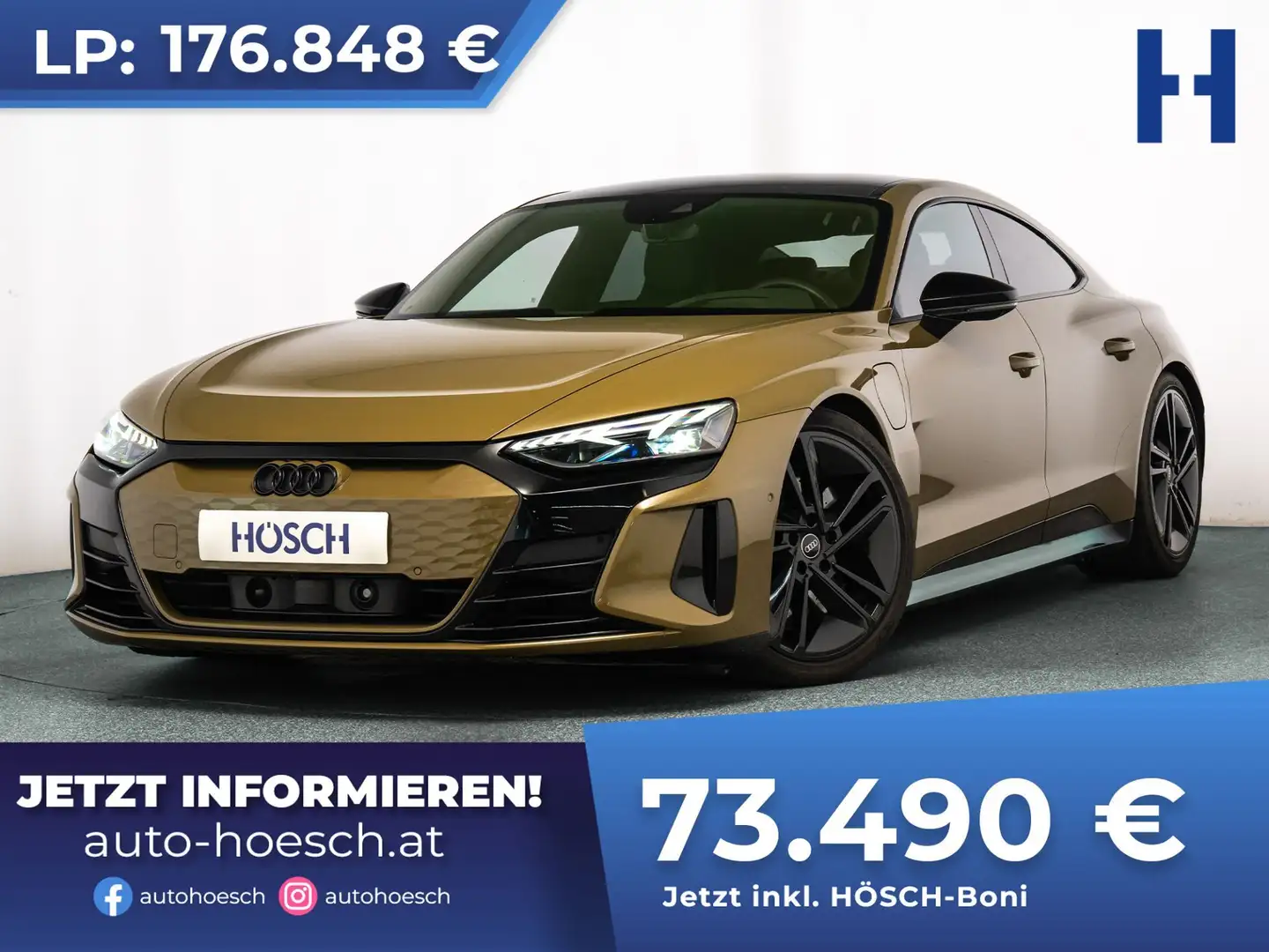 Audi e-tron GT RS quattro VOLLAUSSTATTUNG TAKTIKGRÜN -58% Grün - 1