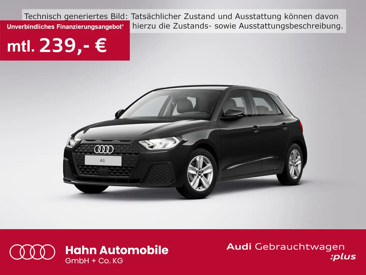 Audi A1 25 TFSI Carplay LED ACC Virtual Sit Schwarz - 1