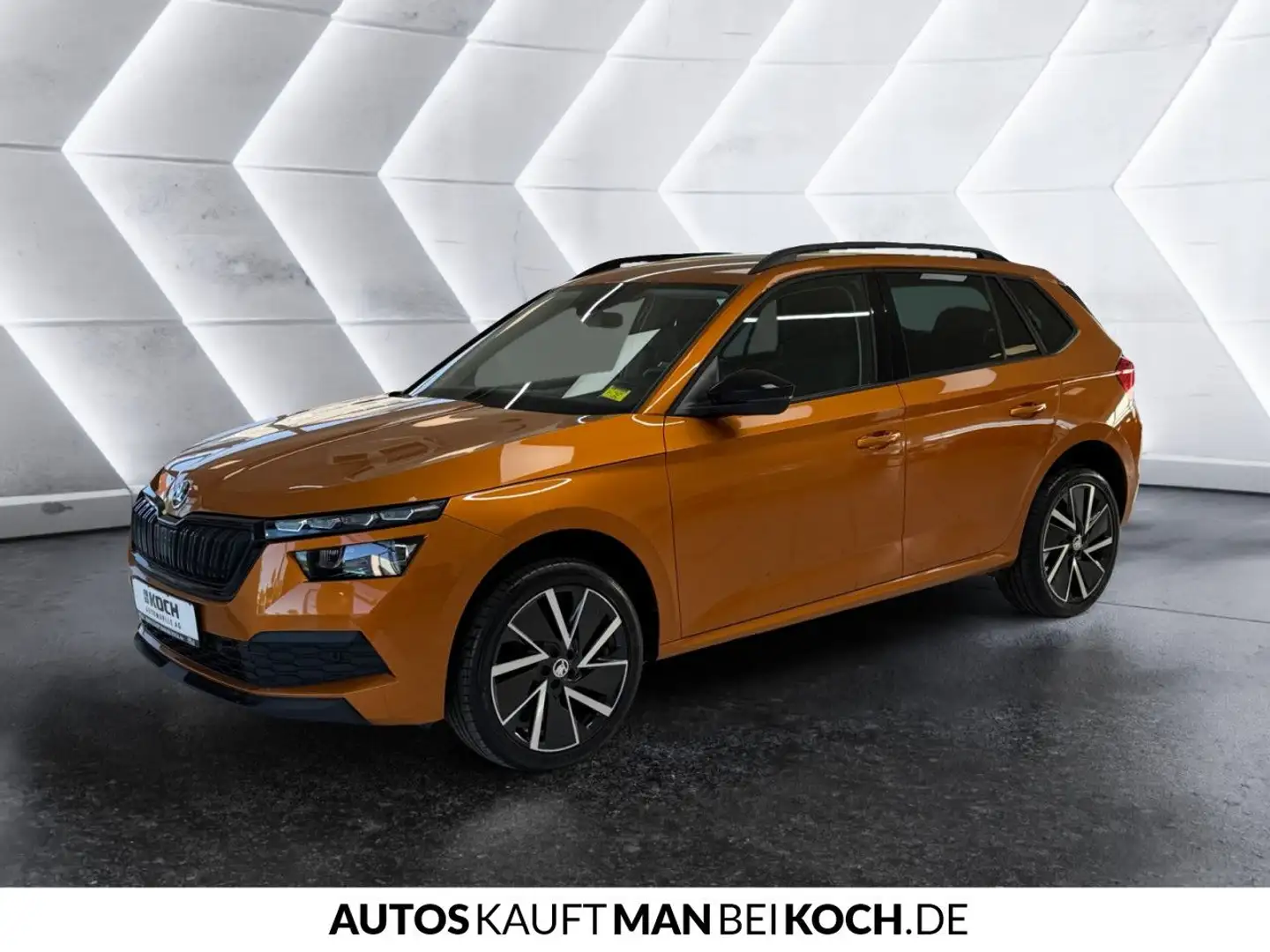 Skoda Kamiq 1.0 TSI Style Black Bluetooth LED Klima Pomarańczowy - 2
