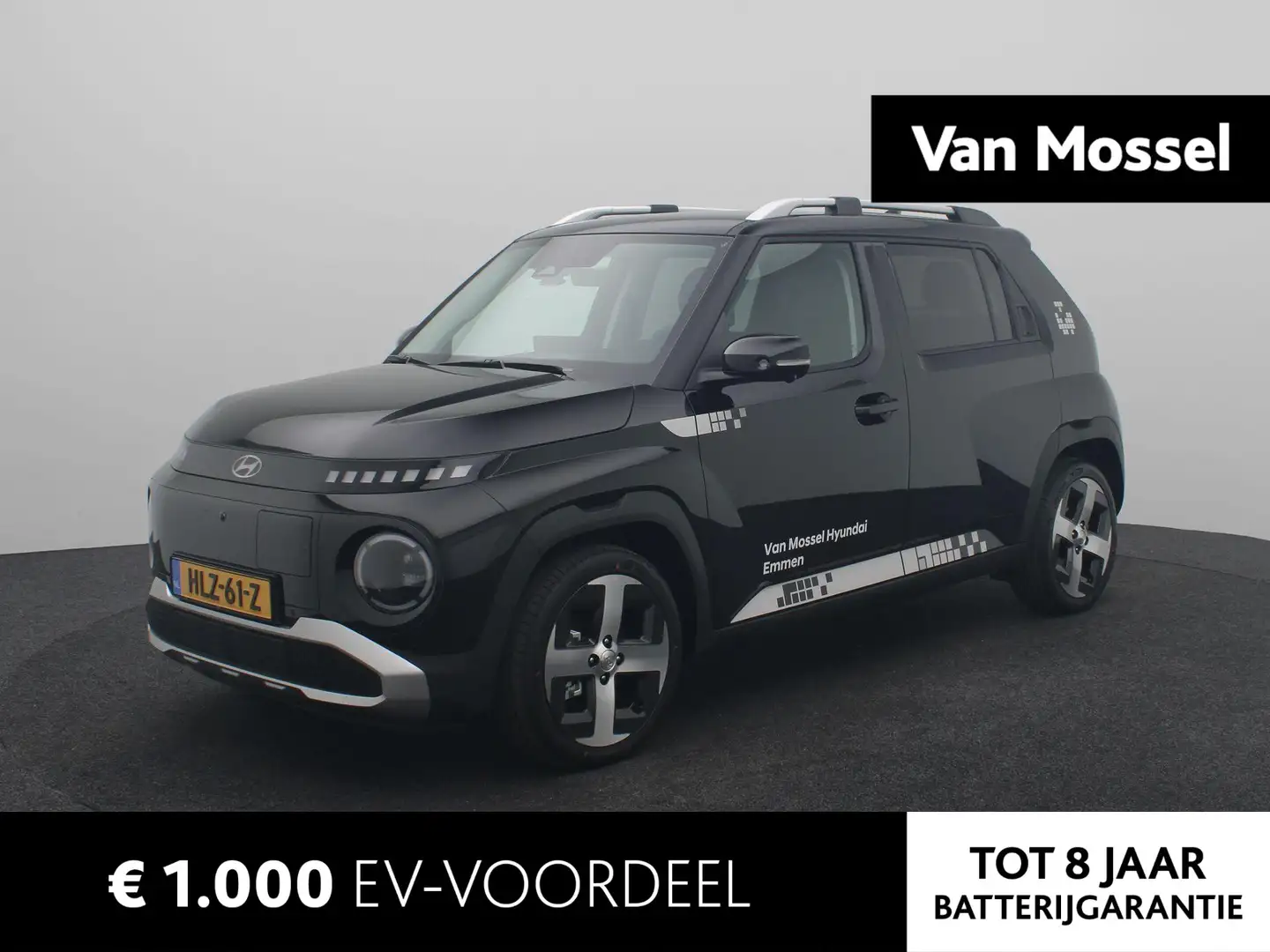 Hyundai Inster Evolve Plus 49 kWh | + TECH & WINTER PACK - Naviga Zwart - 1