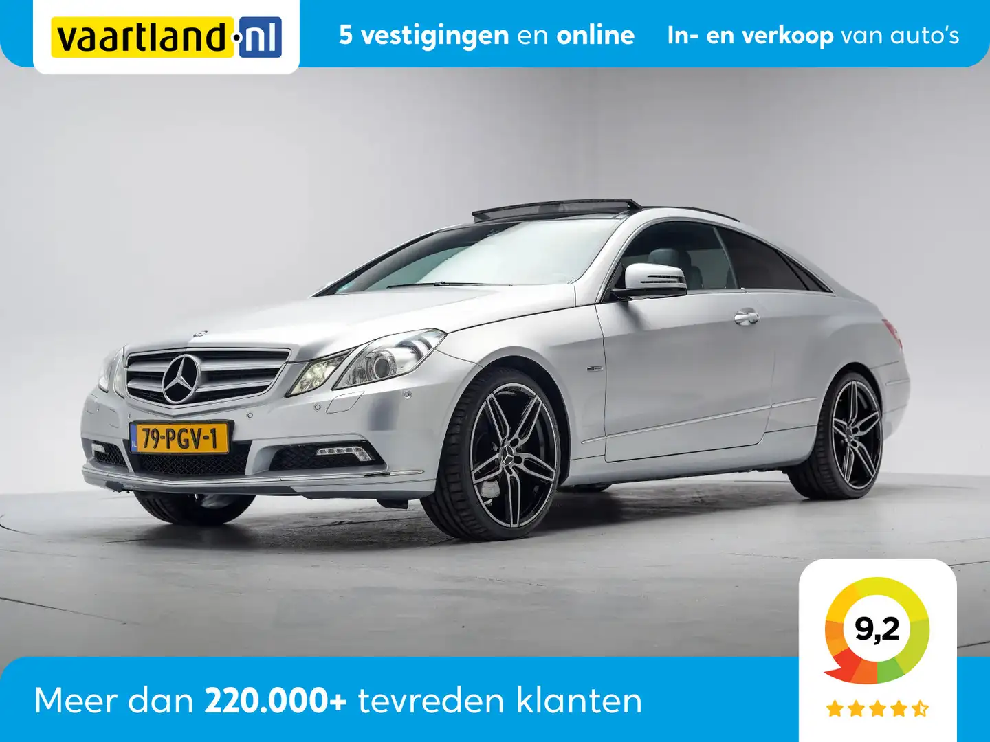 Mercedes-Benz E 350 CGI Avantgarde 6 Cilinder! [ Panoramadak! Parkeers Grijs - 1