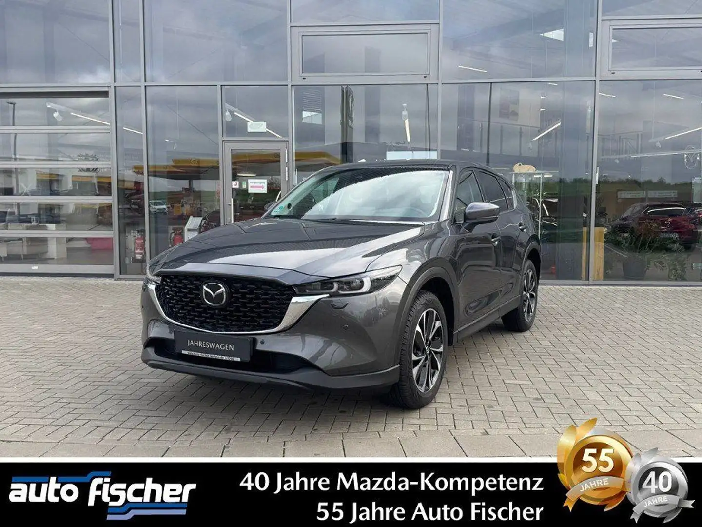 Mazda CX-5 2.5 (194PS) FWD Autom. Exclusive Allwetterr Gris - 1