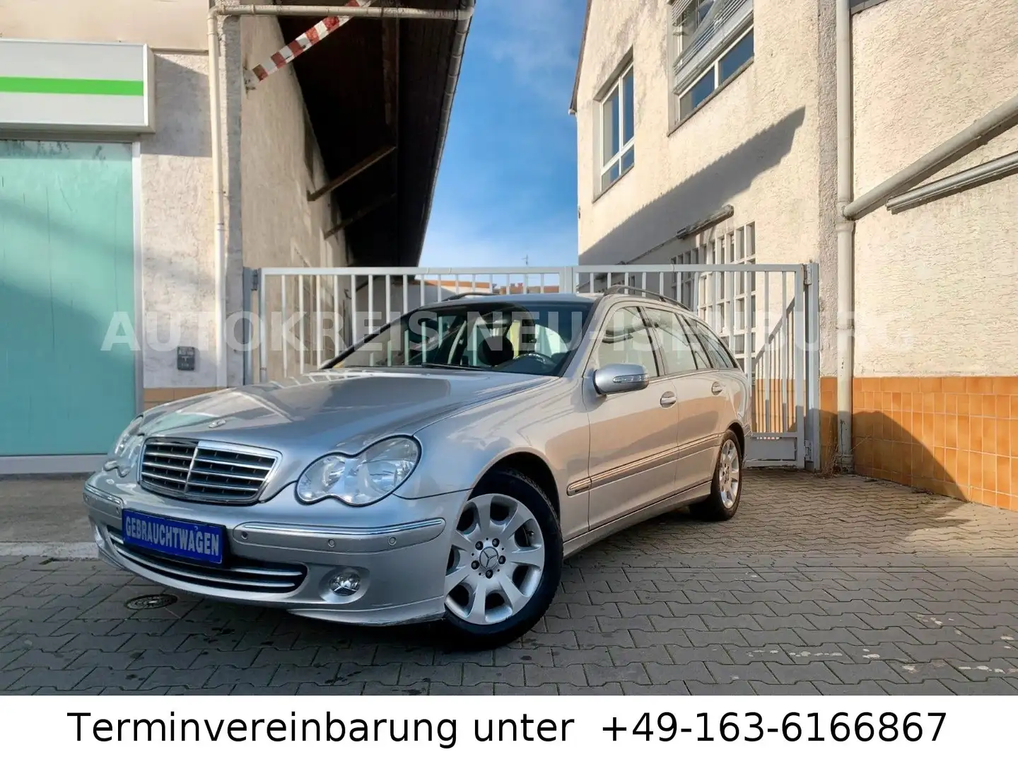 Mercedes-Benz C 230 T Kompressor *Automatik*PDC*SHZ*EU4*TÜV Gümüş rengi - 1