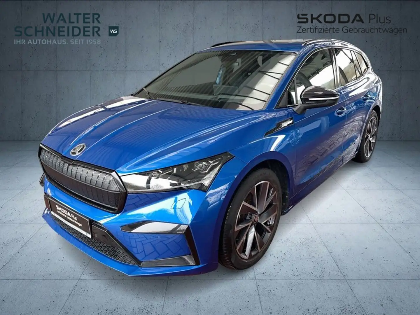 Skoda Enyaq iV 80 Sportline Navi LED Pano AHK Blau - 2