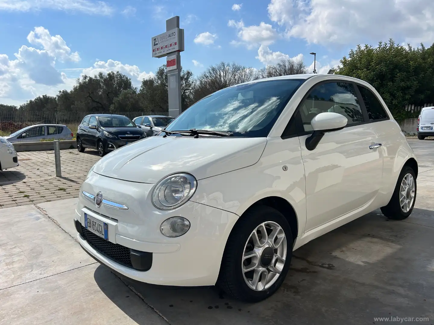 Fiat 500 1.3 MJT 75 CV Sport Alb - 1
