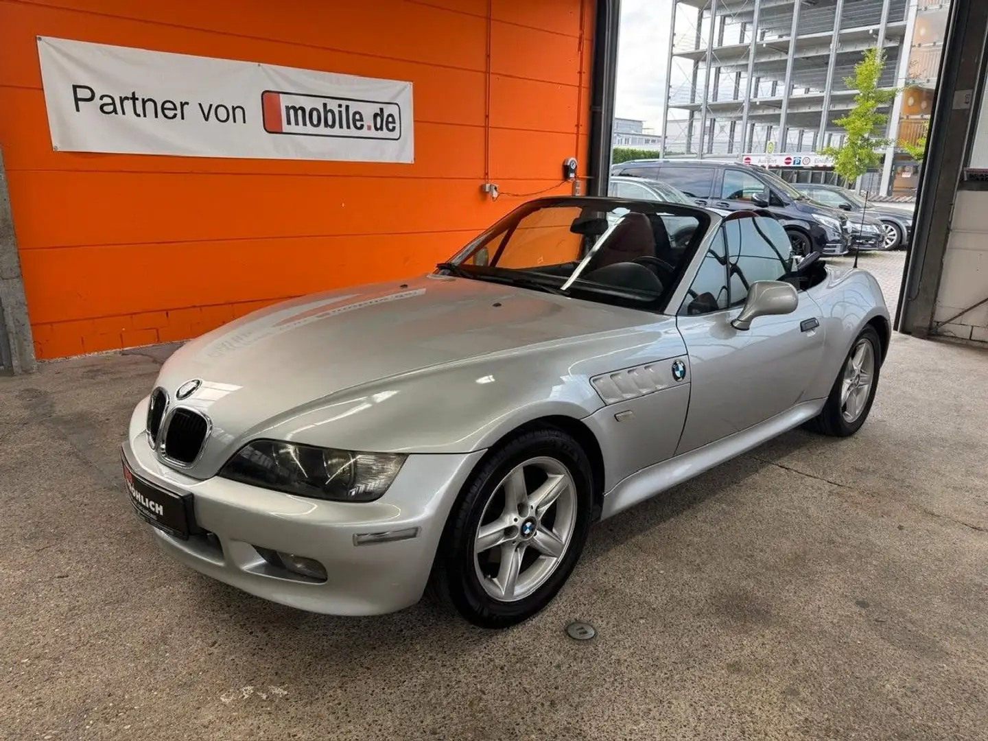 BMW Z3 Roadster 1.9i Leder Klima M Lenkrad Argent - 1