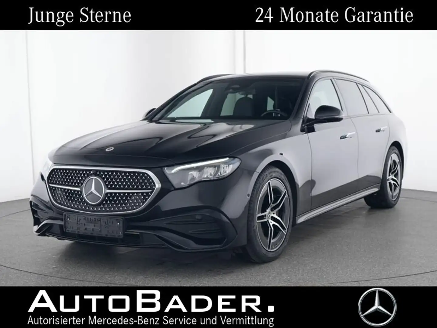 Mercedes-Benz E 220 E 220 d T AMG Advanced DISTR NIGHT AHK KeylGO Schwarz - 1