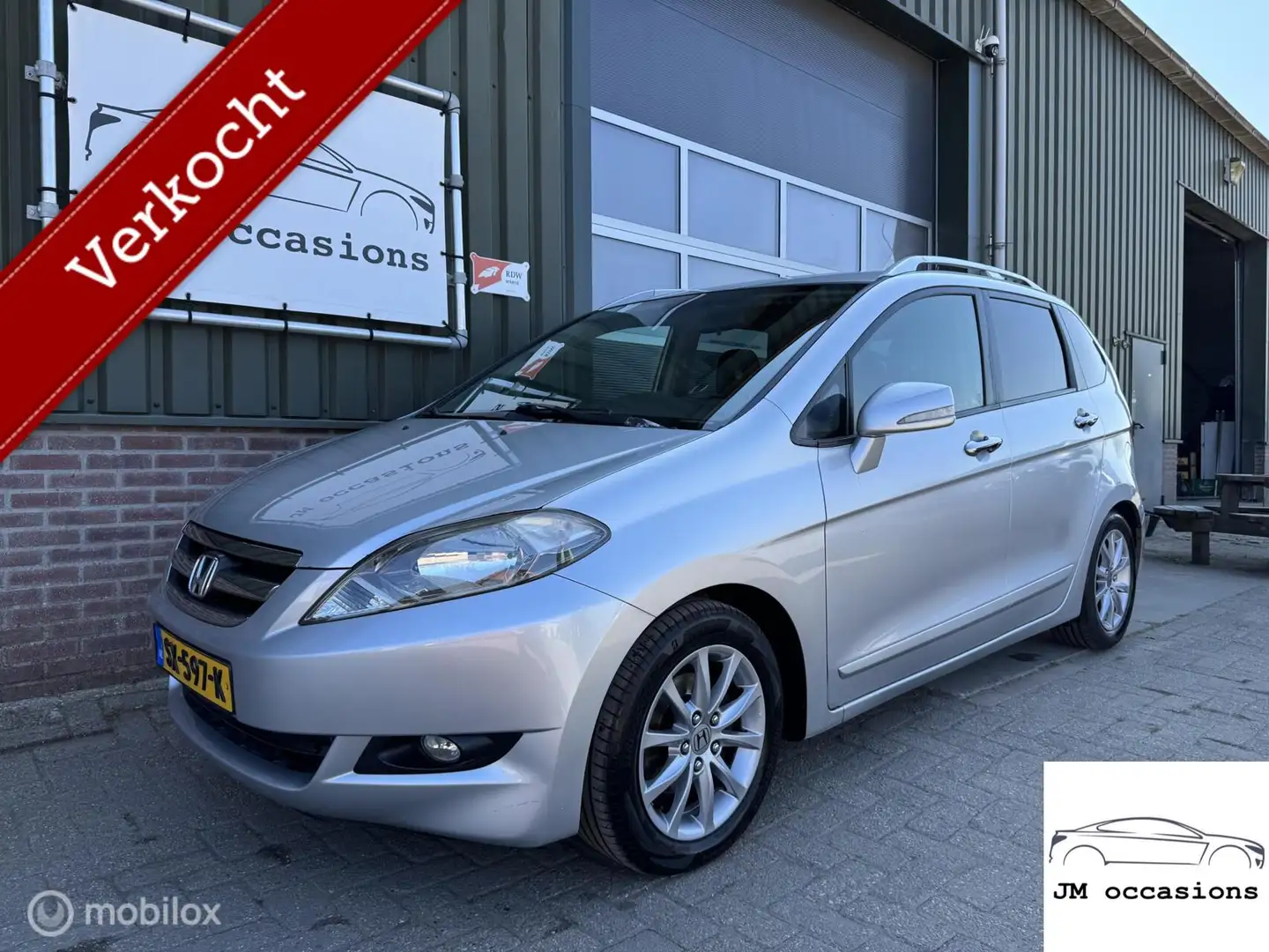 Honda FR-V 1.8i Trend|Airco|Clima|Cruise|6 pers|Nieuwe APK| Gris - 1