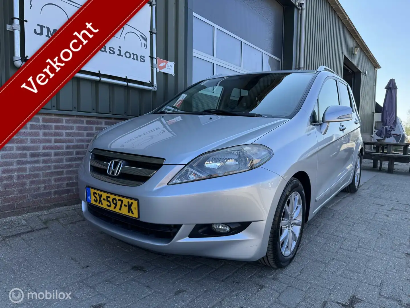 Honda FR-V 1.8i Trend|Airco|Clima|Cruise|6 pers|Nieuwe APK| Gris - 2