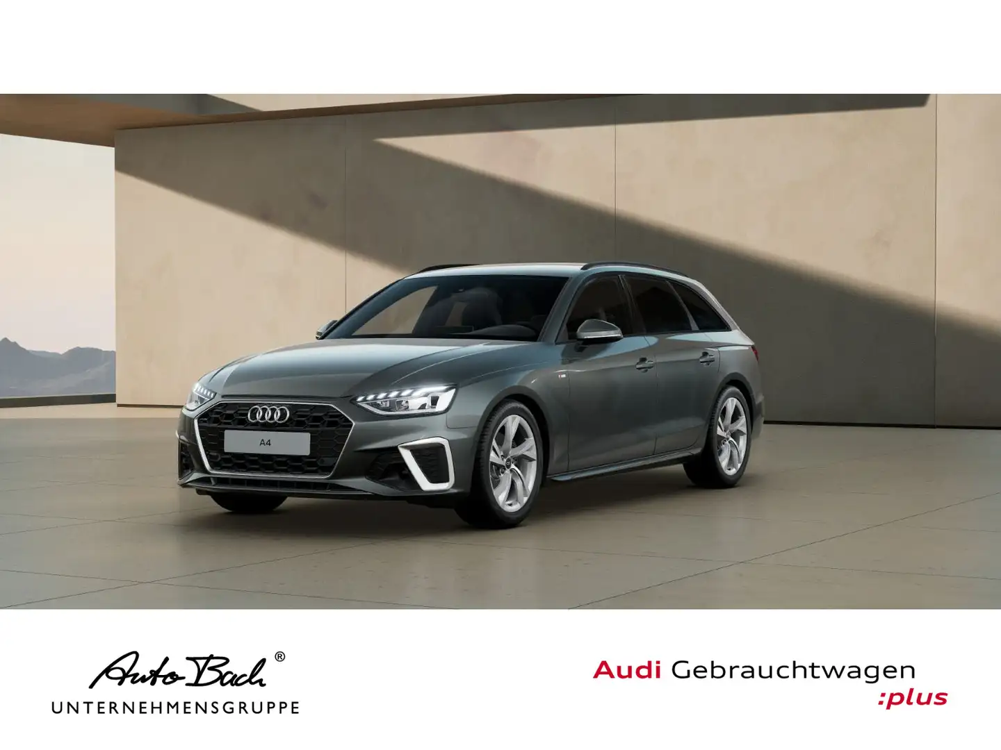 Audi A4 S line 35TDI Stronic Navi LED ACC AHK E Grau - 1