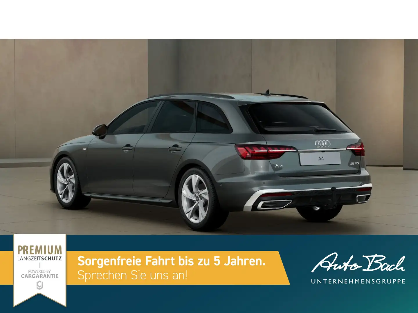 Audi A4 S line 35TDI Stronic Navi LED ACC AHK E Grau - 2