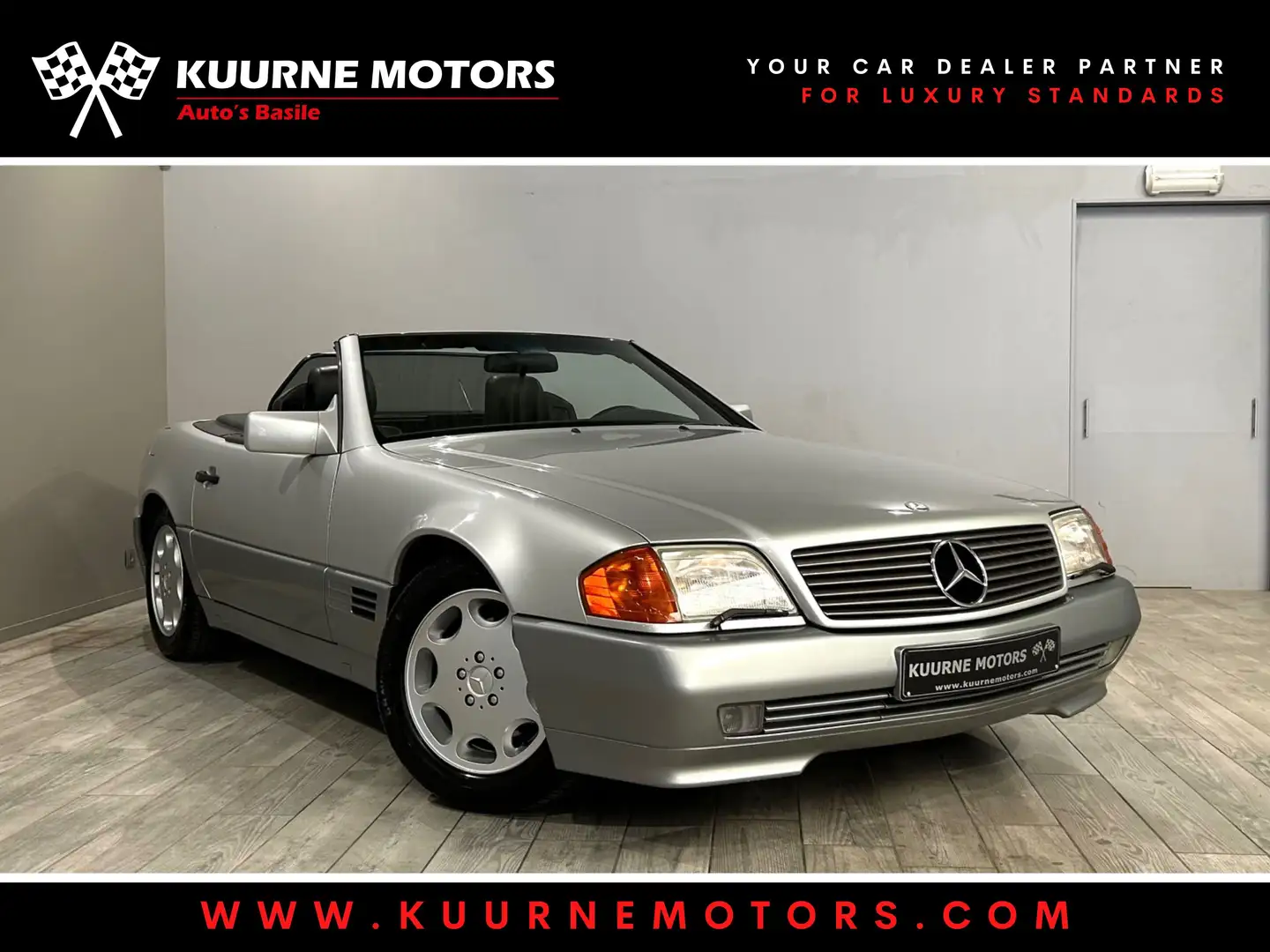 Mercedes-Benz SL 300 Alu16"/Leder/VerwZet/HardTop/Radio *OLDTIMER* Zilver - 1