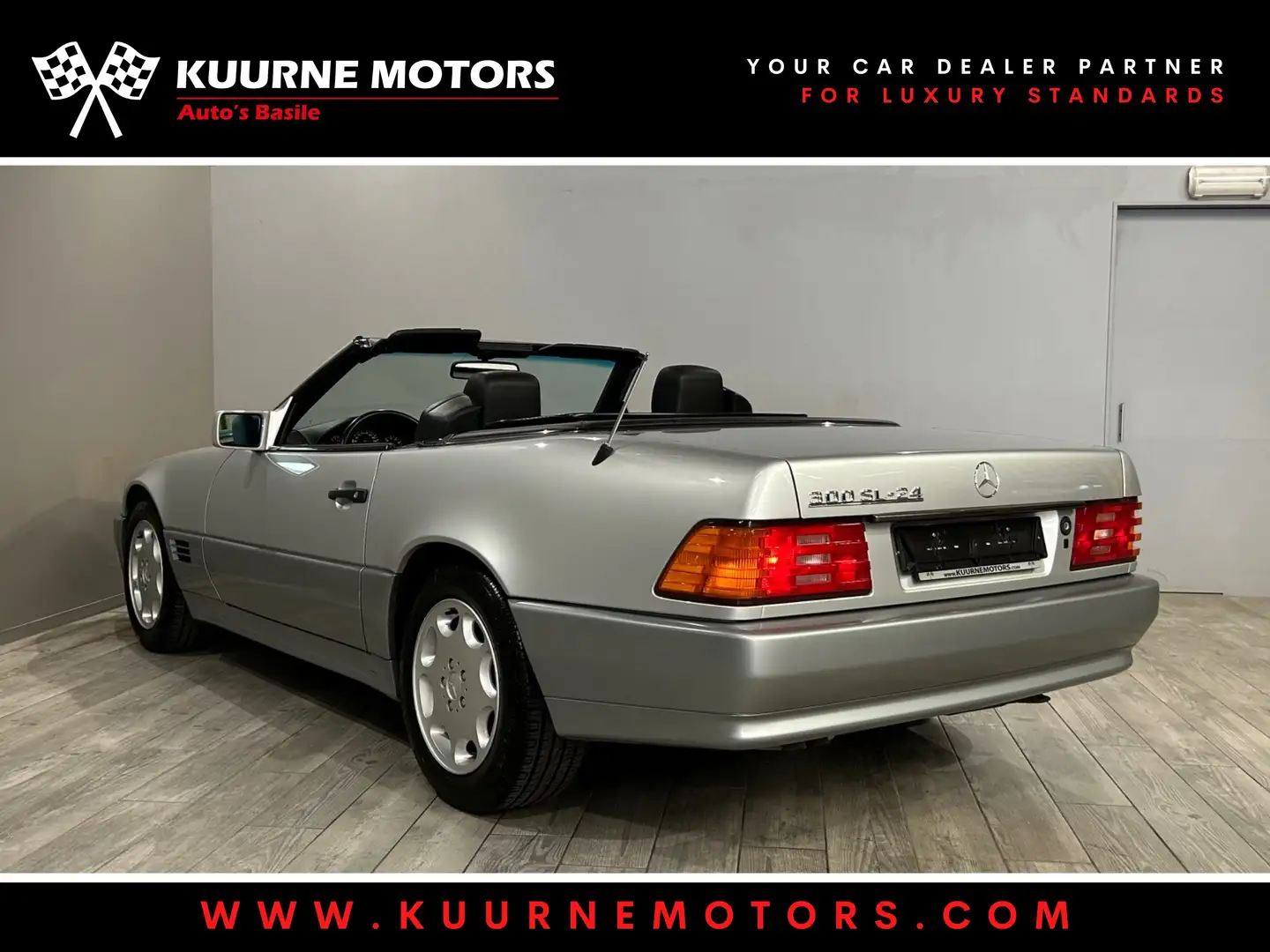 Mercedes-Benz SL 300 Alu16"/Leder/VerwZet/HardTop/Radio *OLDTIMER* Zilver - 2