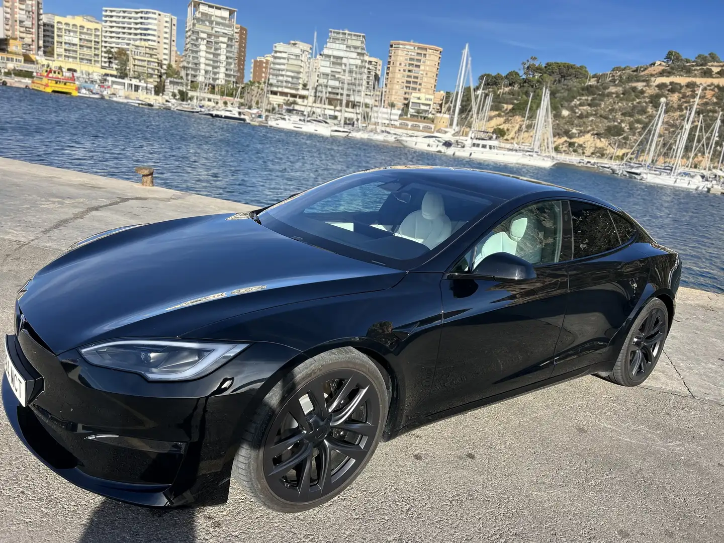 Tesla Model S Plaid Negro - 1