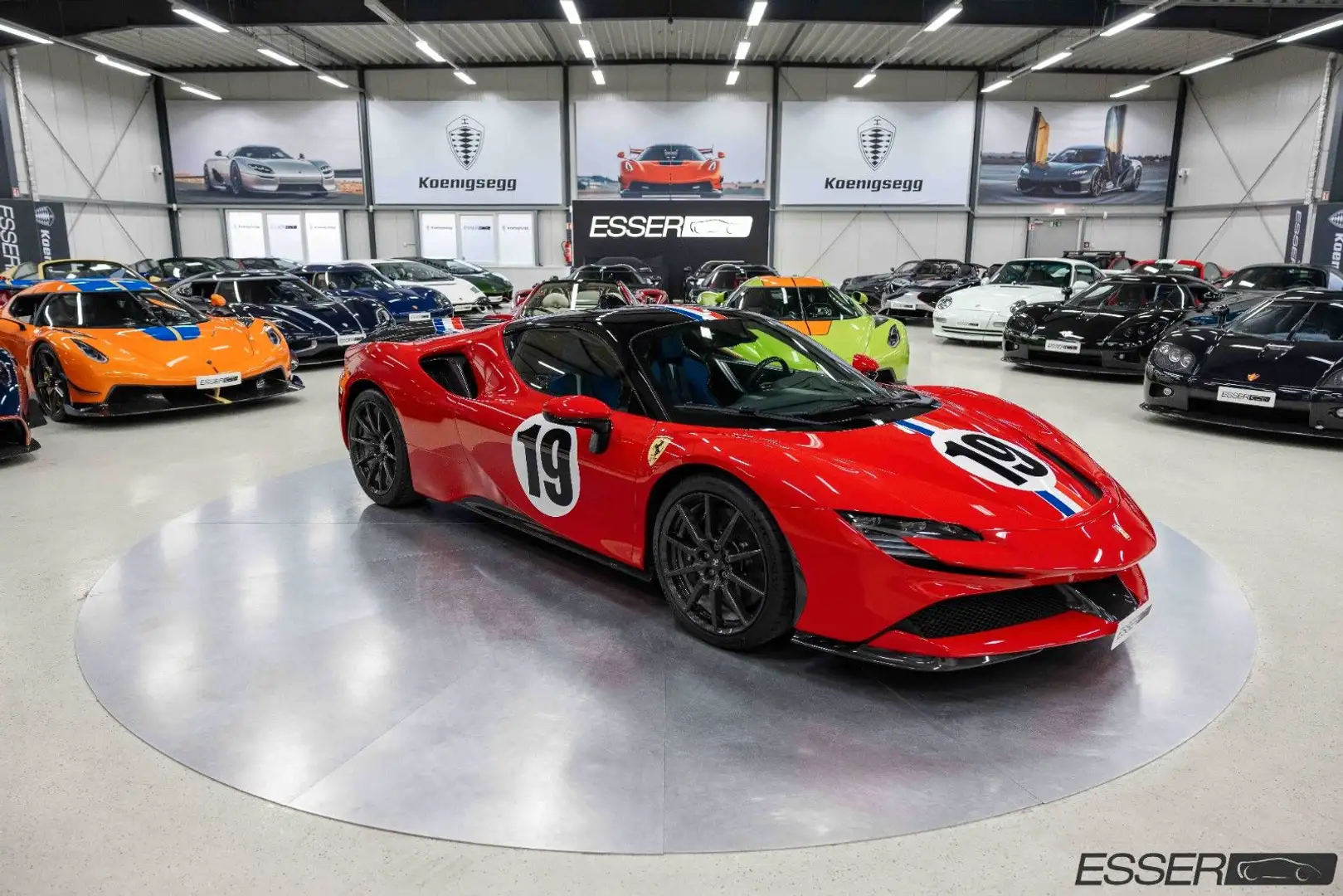 Ferrari SF90 Stradale Hommage to 250 GTO Le Mans Piros - 1