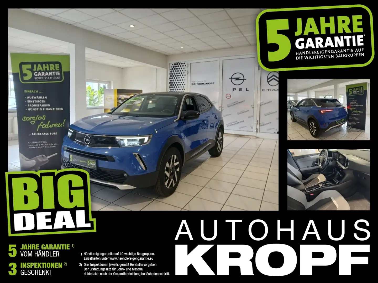 Opel Mokka 1.2T Navi,Sitzheizung,Rückfahrkamera Blauw - 1