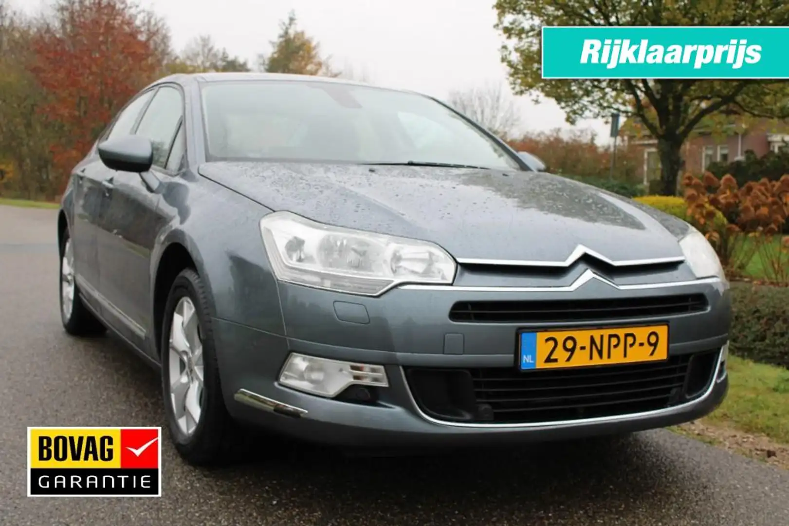 Citroen C5 1.6 156pk Business ECC/cruise/navi/half leer/PDC/T Grijs - 1