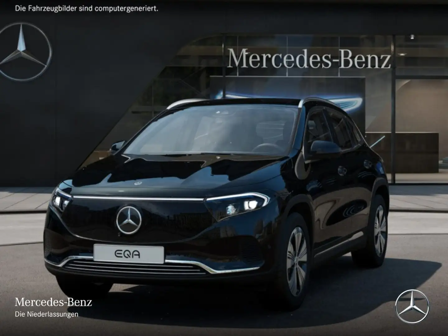 Mercedes-Benz EQA 250 PROG+ADVANCED+360+SPUR Schwarz - 2