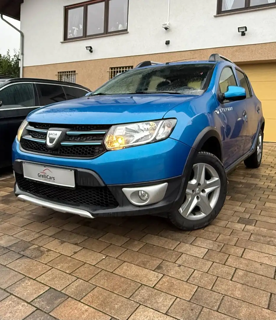Dacia Sandero II Stepway Prestige°LEDER°AHK°NAVI Blau - 1