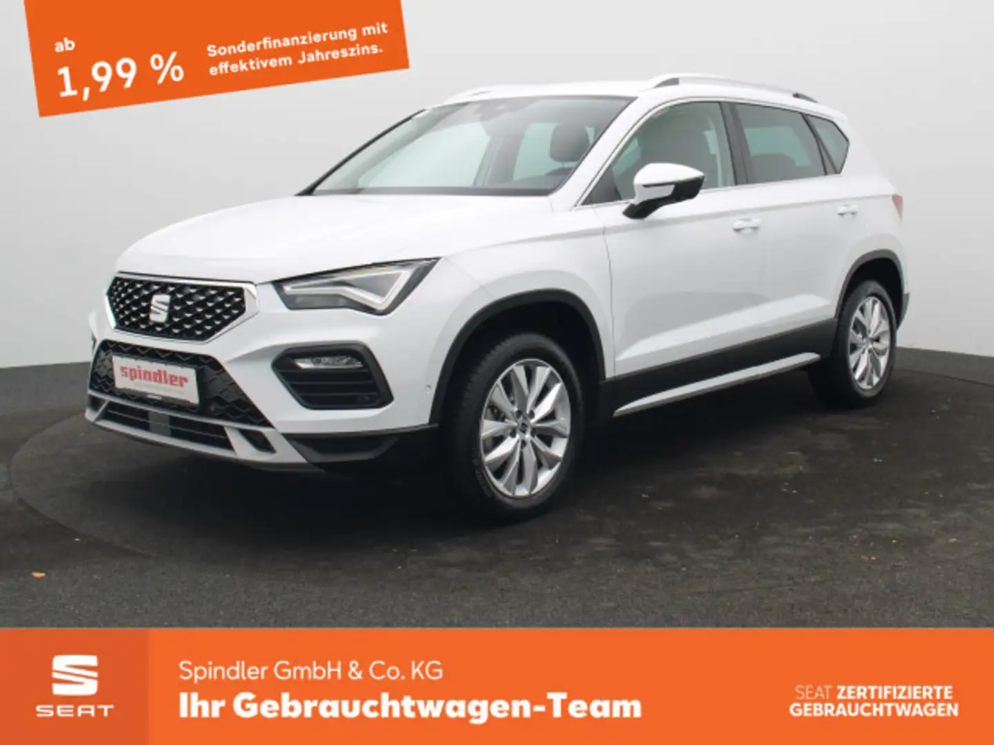SEAT Ateca Xperience 1.5 TSI DSG/ AHK, LED, ACC, NAvi Weiß - 1