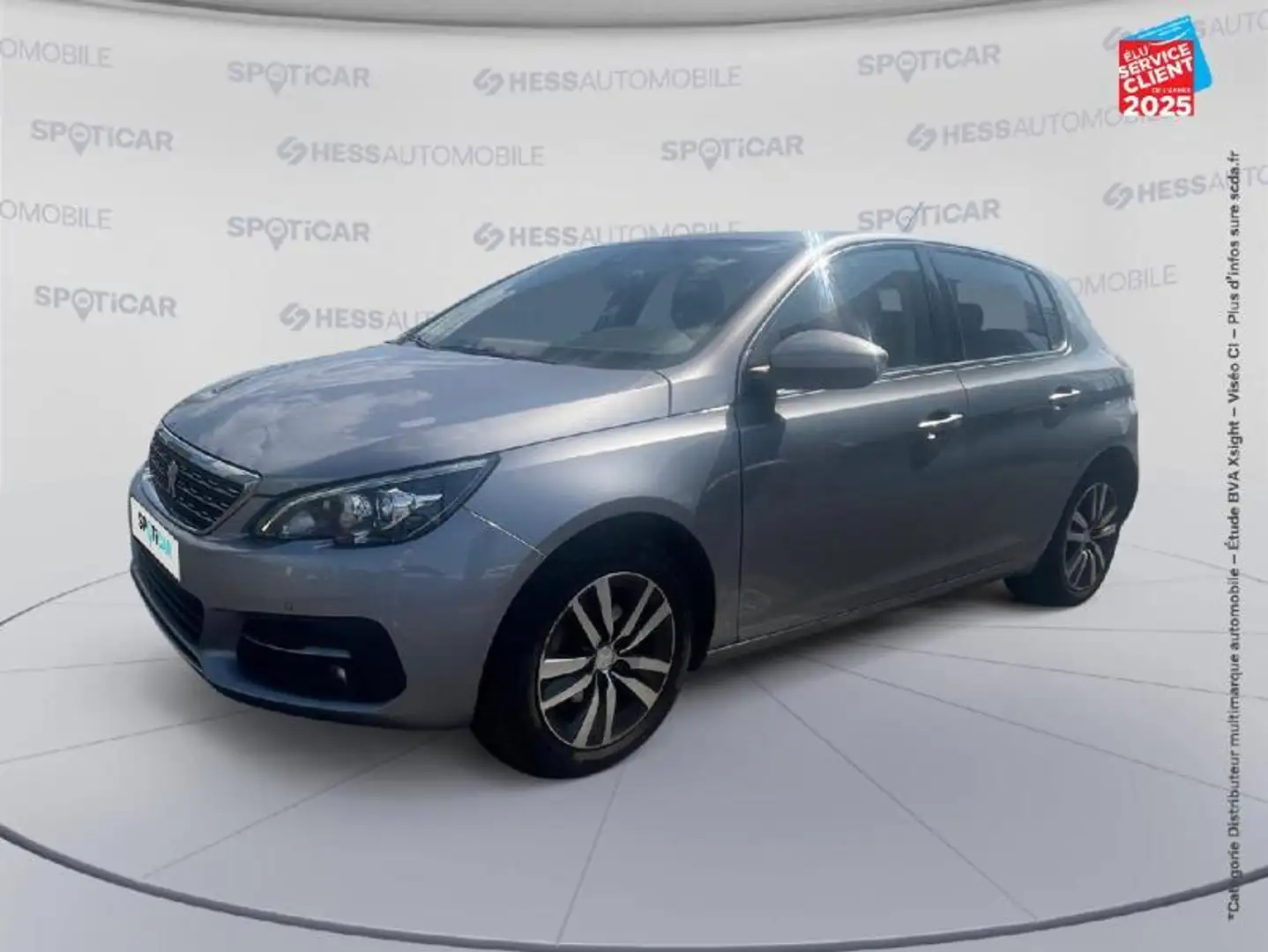 Peugeot 308 1.2 PureTech 130ch E6.c S/S Allure EAT8 Camera Gris - 1