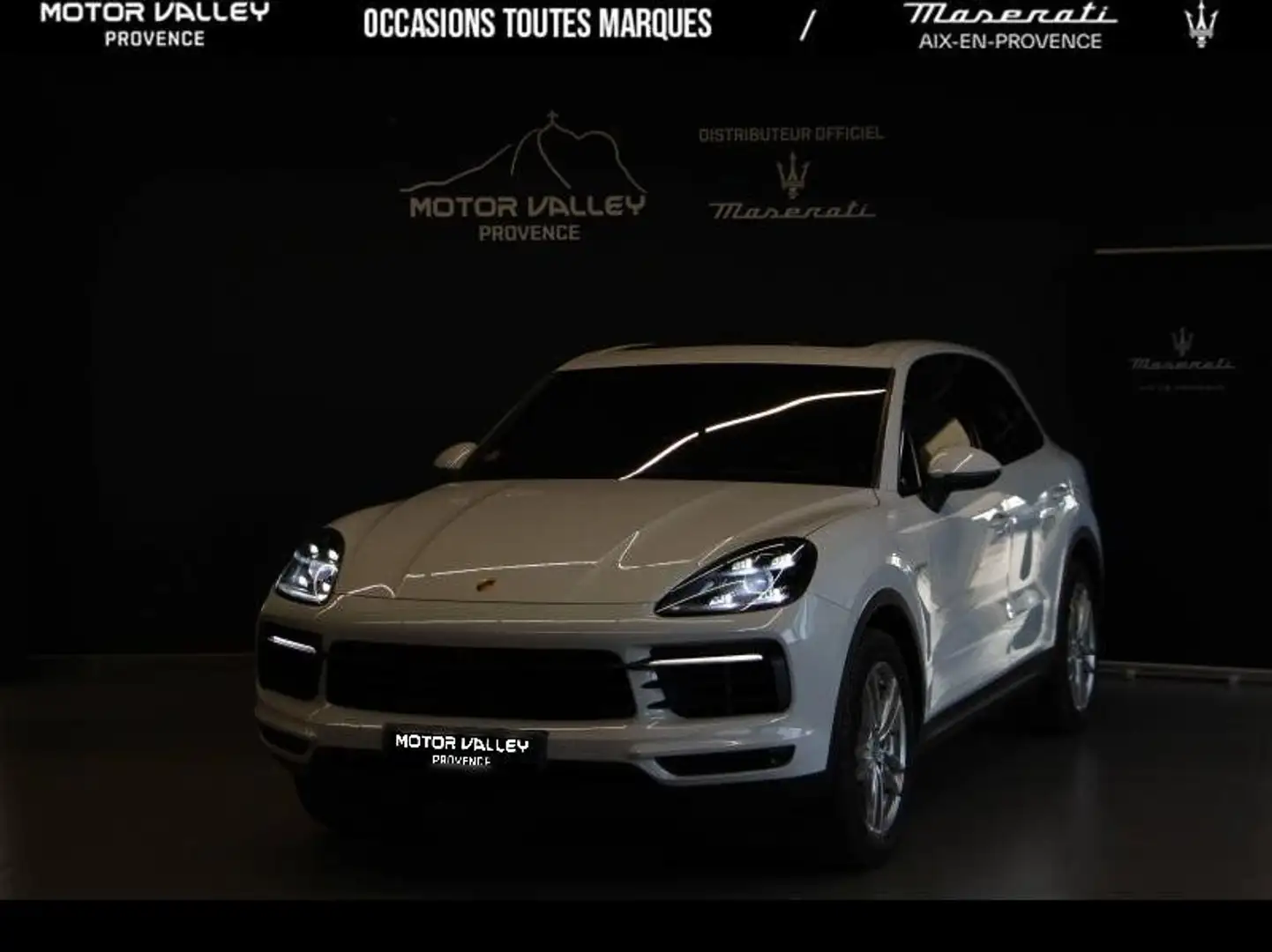 Porsche Cayenne 3.0 V6 462ch E-Hybrid Blanc - 1