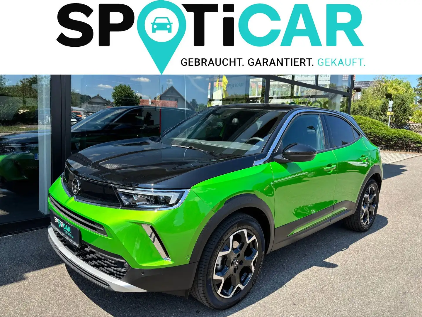 Opel Mokka Ultimate 1.2T MATRIX+ACC+NAVI+KLIMAAUT+SHZ Groen - 1
