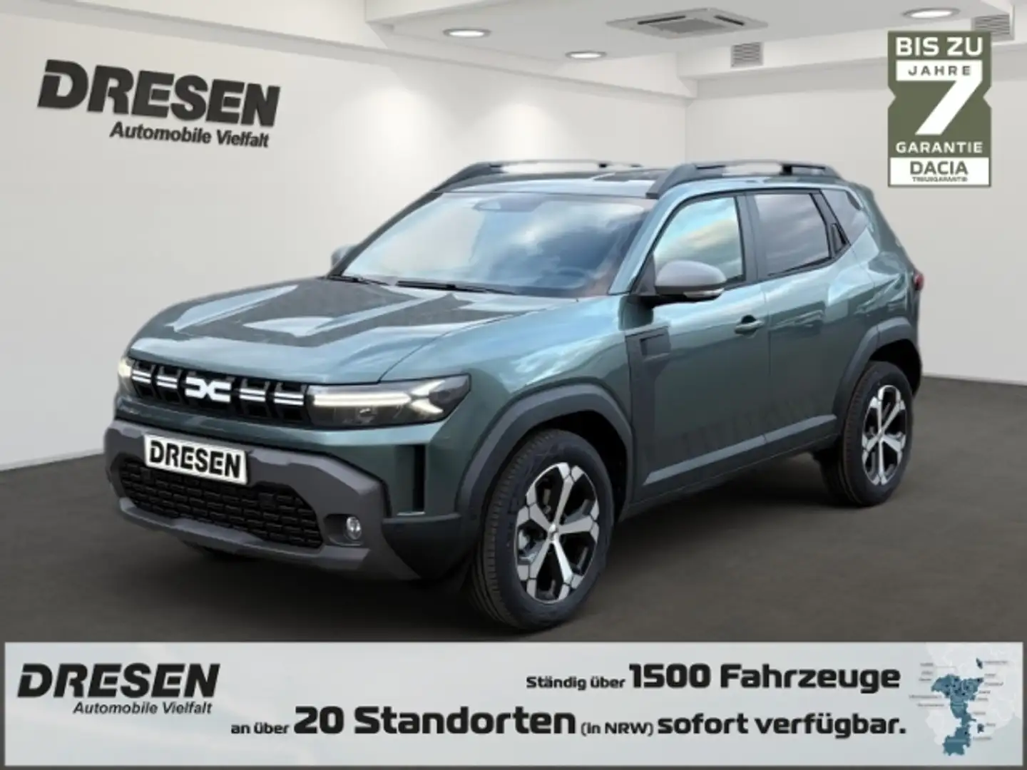 Dacia Duster III Hybrid 1.6 E-TECH EU6e Journey HYBRID 140 Mult Grün - 1