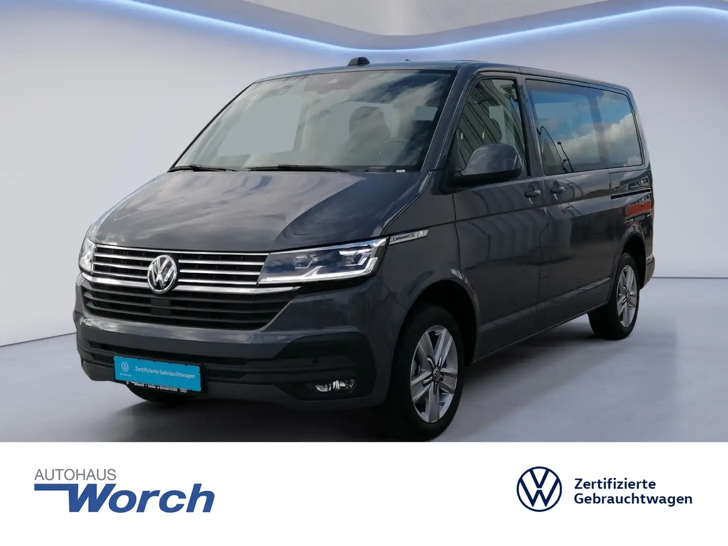 Volkswagen T6.1 Caravelle 2.0 TDI DSG CL LEDER+STHZ+AHK+CAM Grau - 1