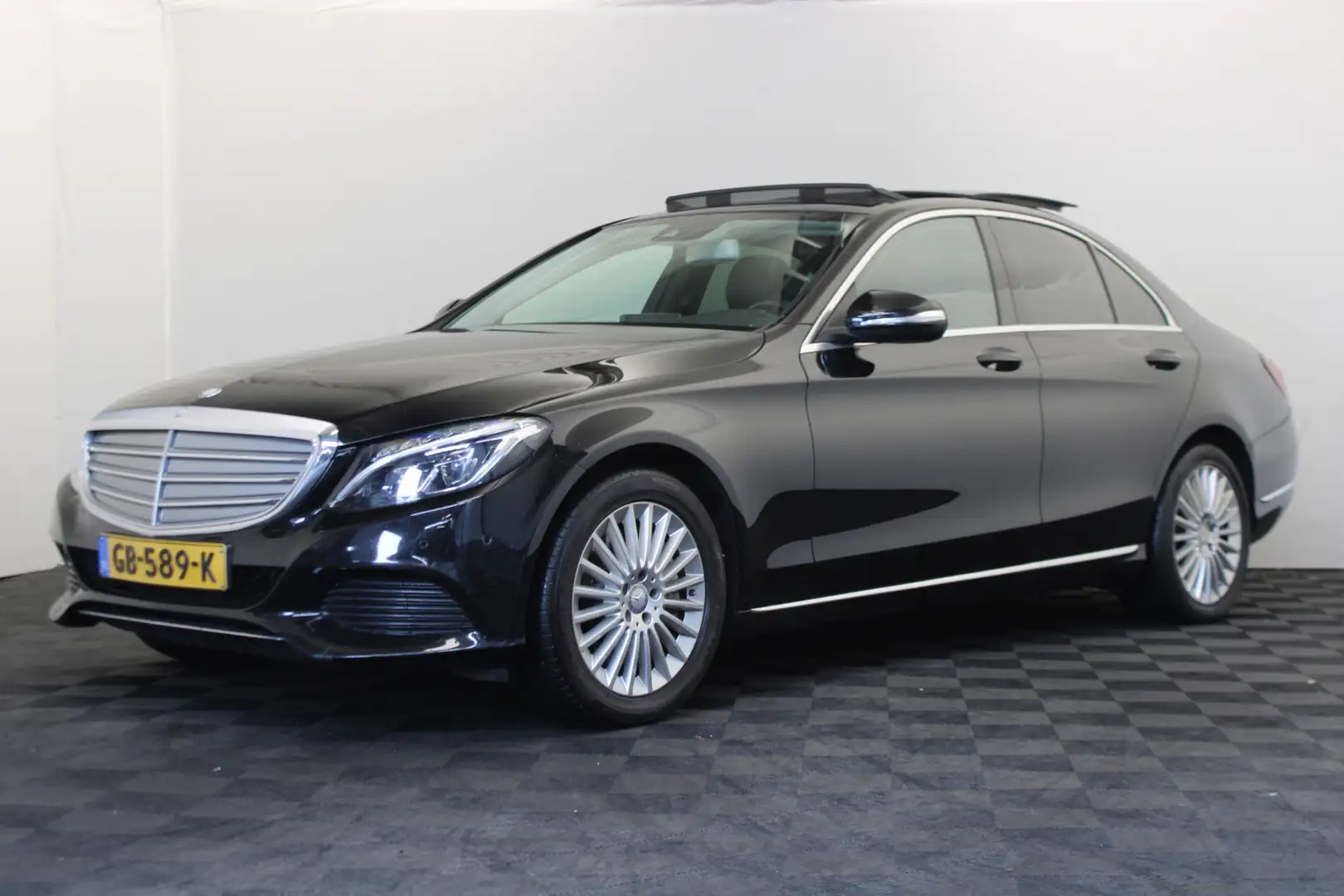 Mercedes-Benz C 350 e Lease Edition |Pano|Leder| Zwart - 1