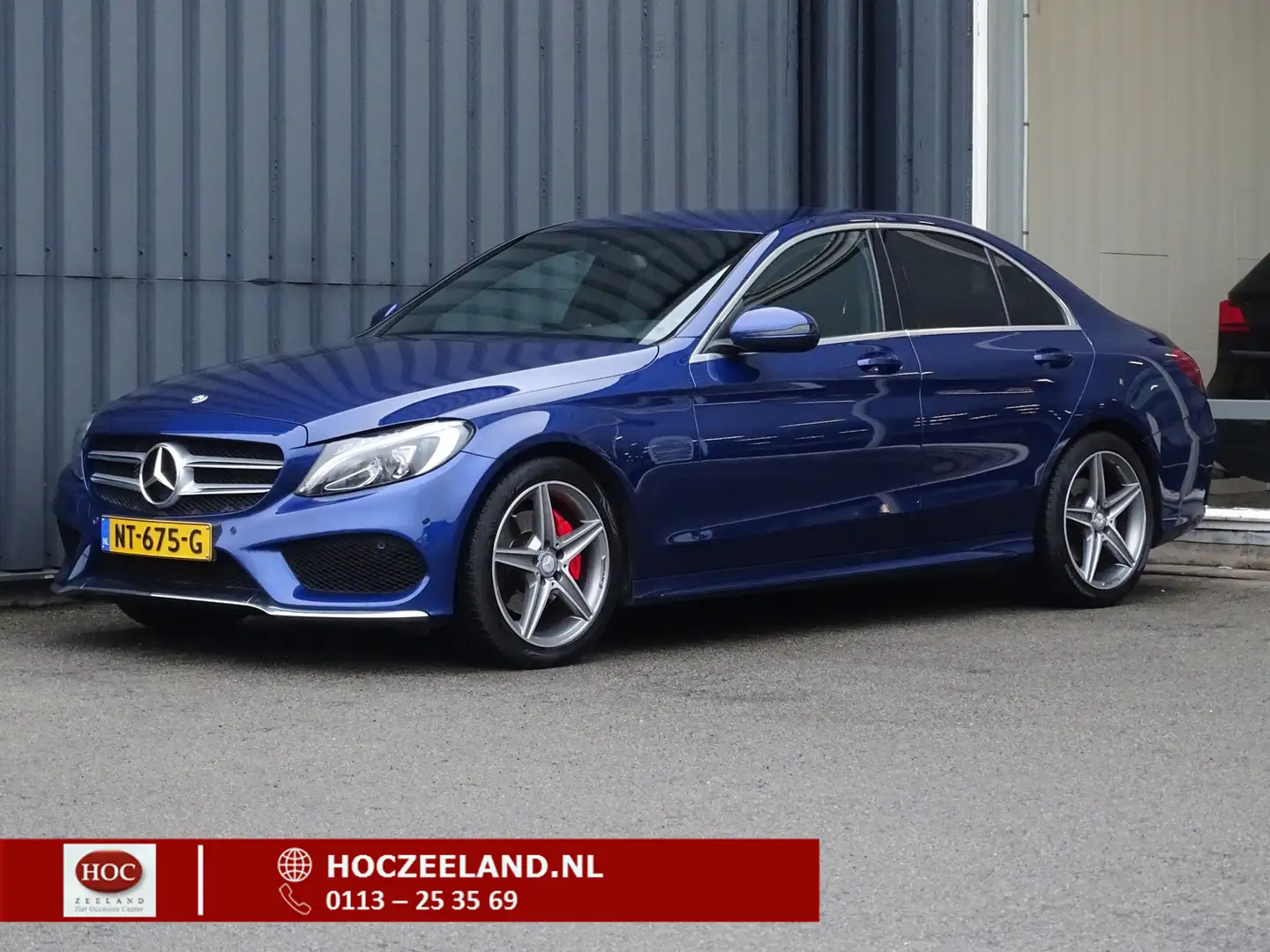 Mercedes-Benz C 180 AMG Sport Edition Automaat | LED | Leder | Camera Bleu - 1