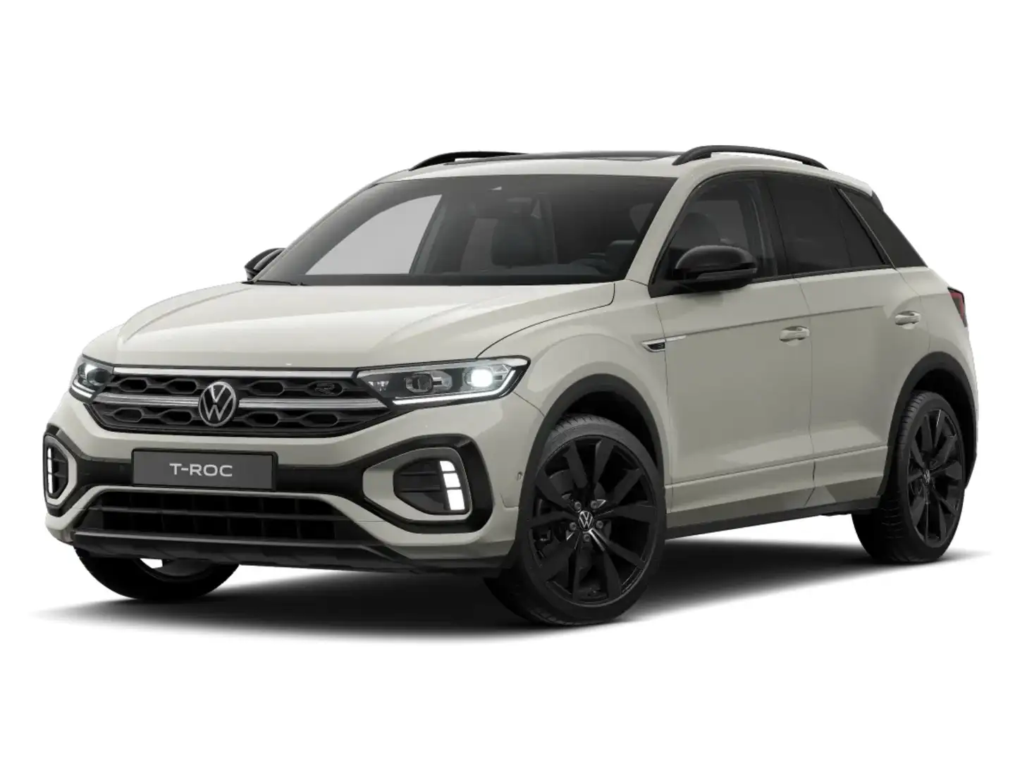 Volkswagen T-Roc T-Roc 1.5 TSI DSG R-Line Black Ed.+PANORAMA+CAM+ Grijs - 1